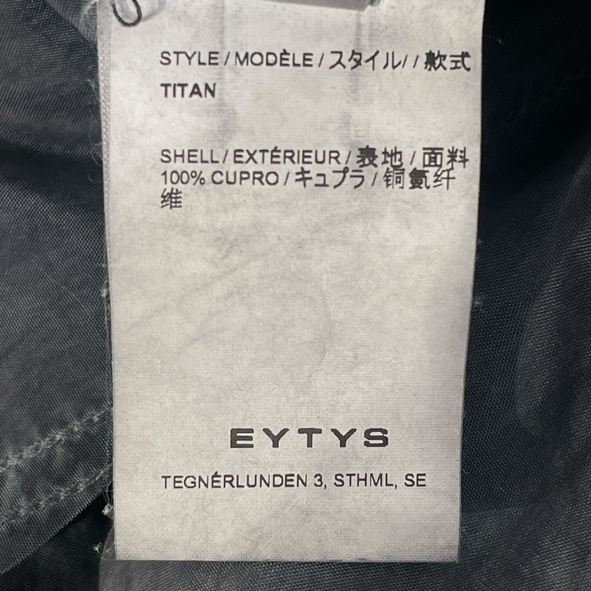 EYTYS/Pants/28/BLK/TITAN TROUSER view 3