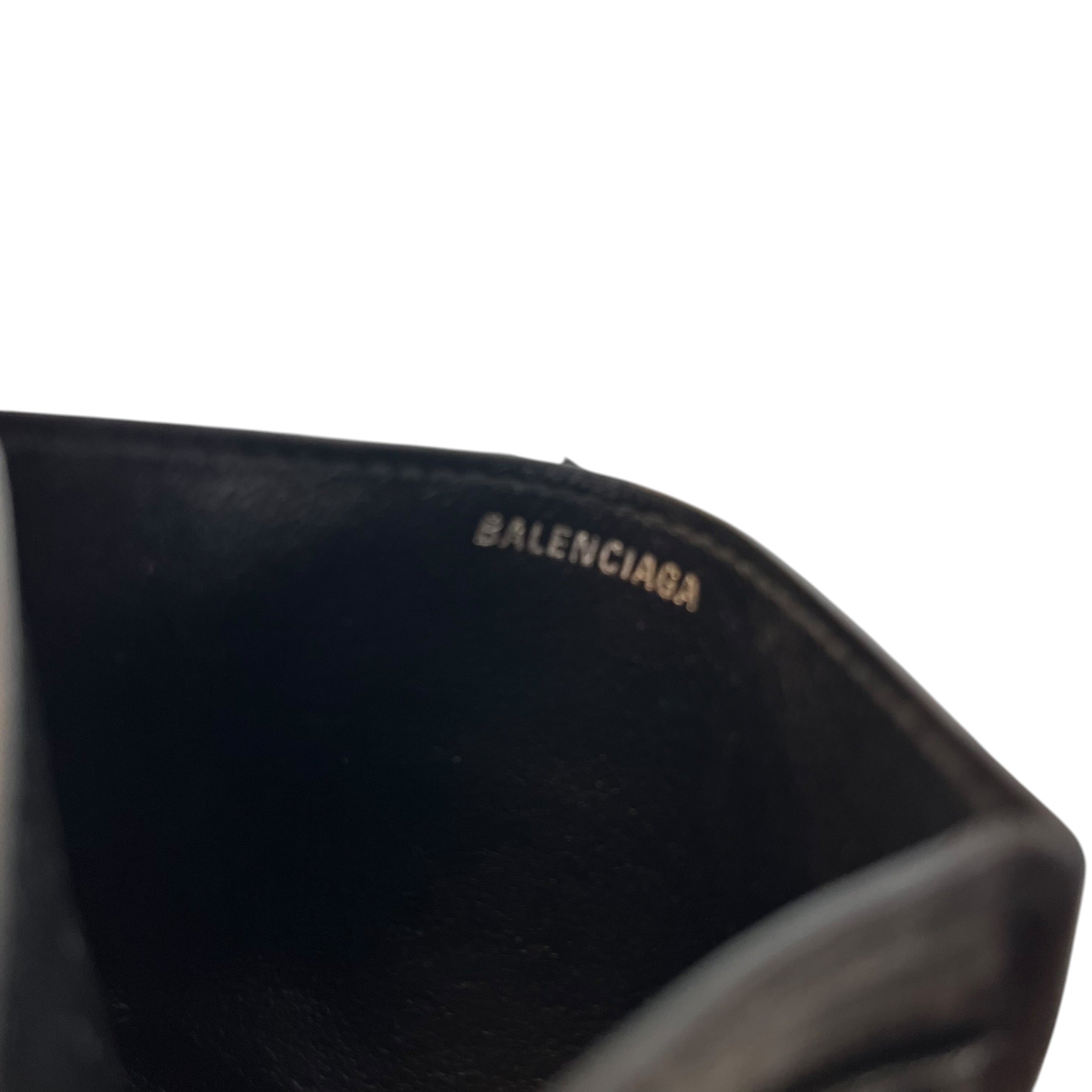 BALENCIAGA/Wallet/Monogram/Leather/BLK/M's/B MONOGRAM view 5