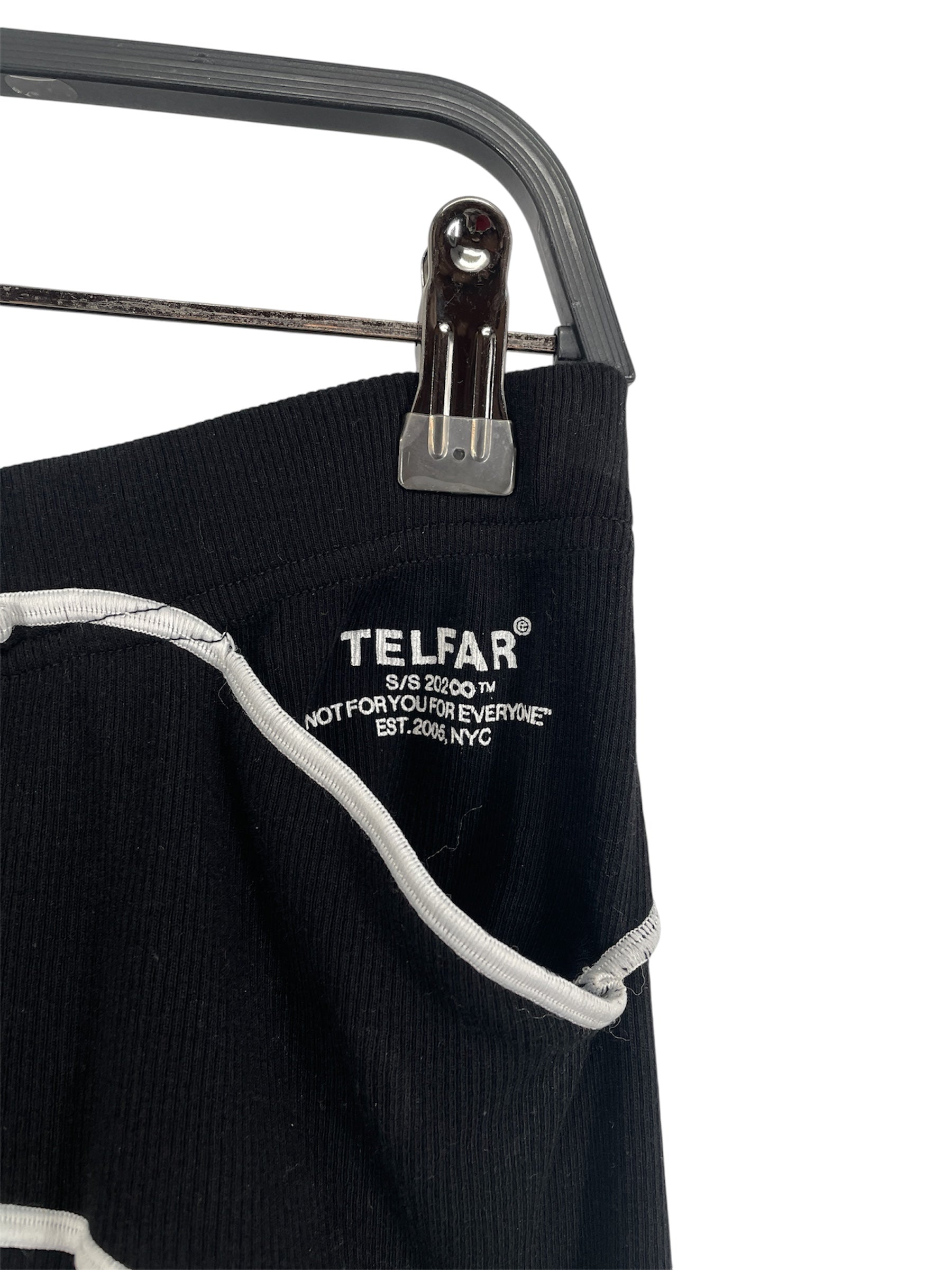 Telfar/Pants/M/Cotton/BLK/Stripe/WHT LINES view 2