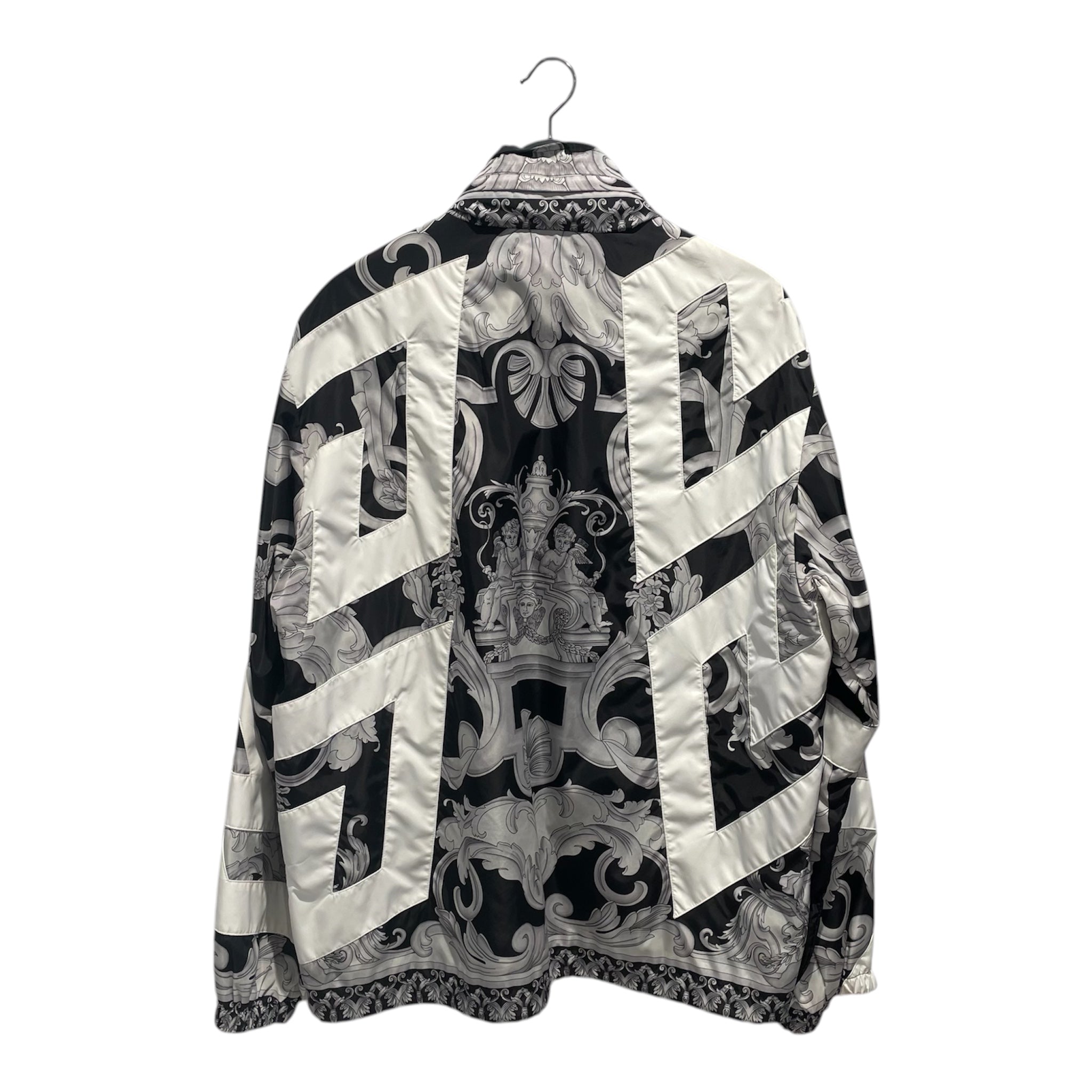 VERSACE/Windbreaker/48/Nylon/BLK/All Over Print/Giacca Outwear Uomo view 2