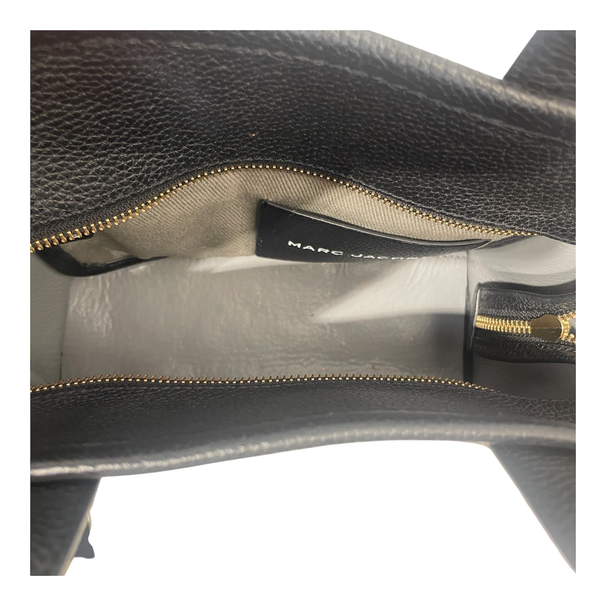 MARC JACOBS/Tote Bag/Leather/BLK/Black The Tote Bag view 3