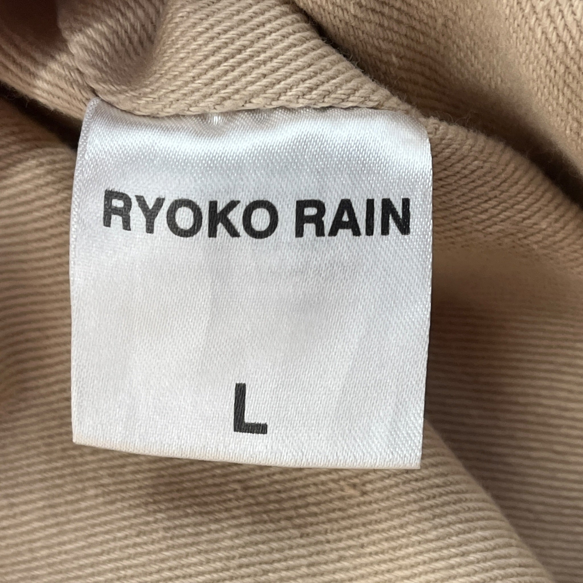 Ryoko Rain /Blouson/L/Cotton/BEG/Graphic/vintage hoop graphic view 4