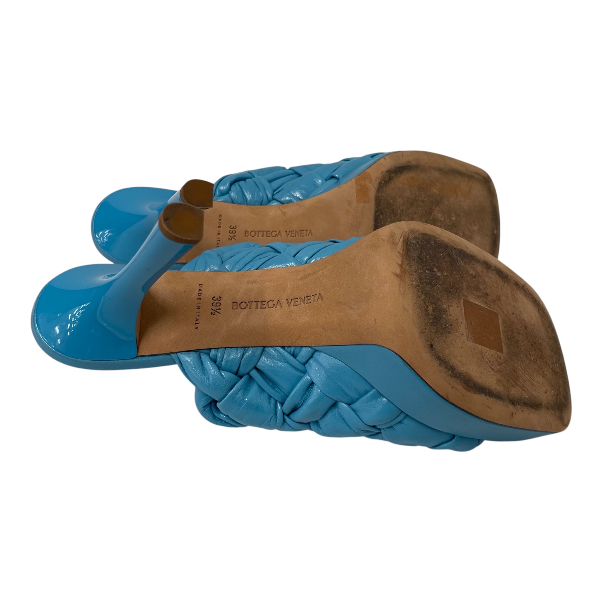 BOTTEGA VENETA/Heels/EU 40/Leather/BLU/CHUNKY HEEL view 3