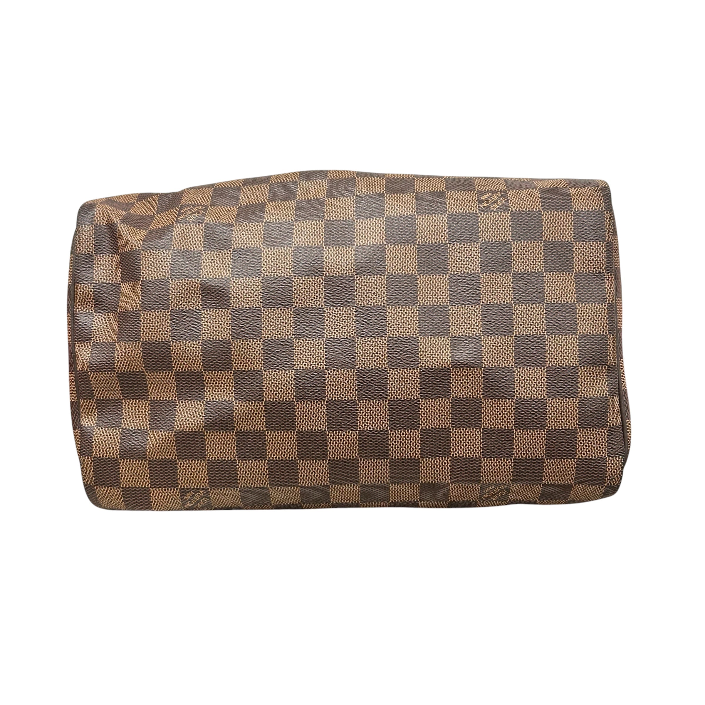 LOUIS VUITTON/Hand Bag/Monogram/Leather/BRW/Damier Speedy view 5