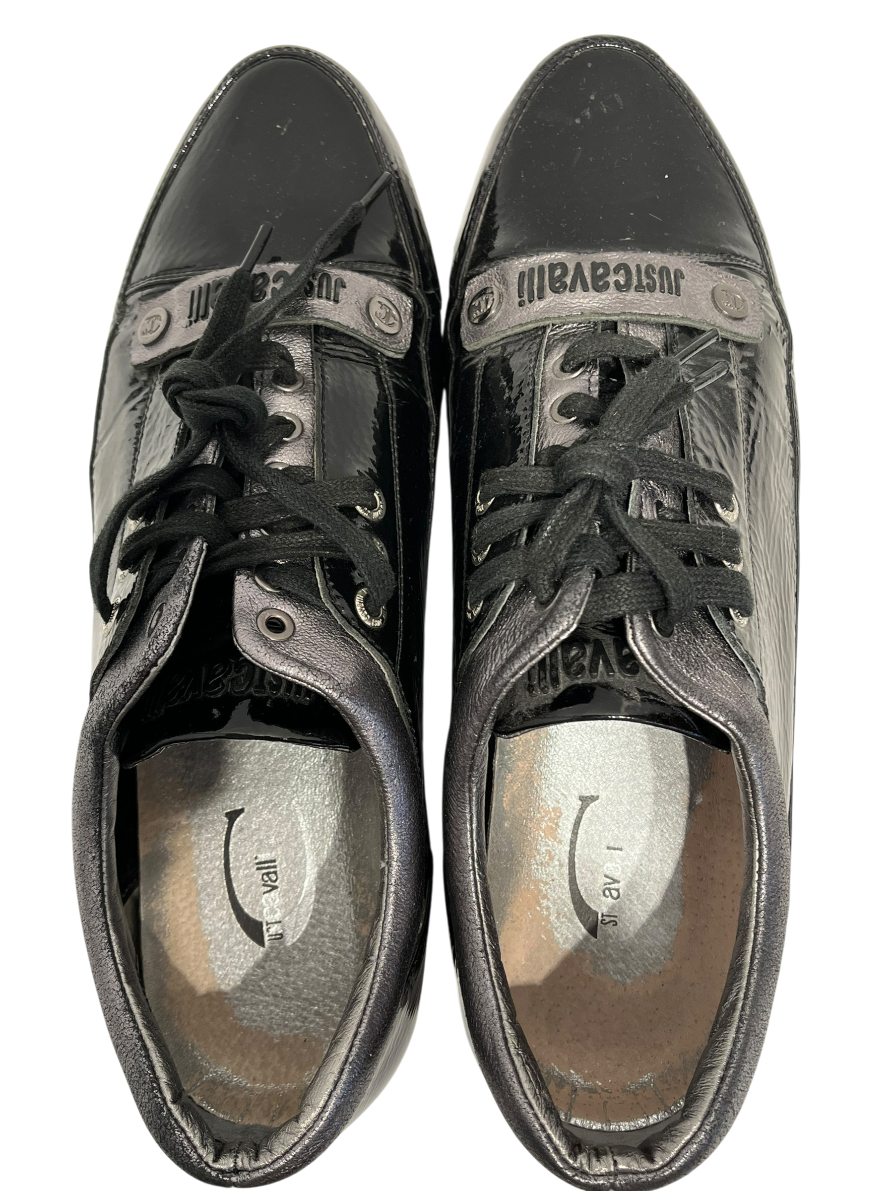 Just cavalli/Low-Sneakers/US 11/Leather/BLK/JUST CAVALLI view 3
