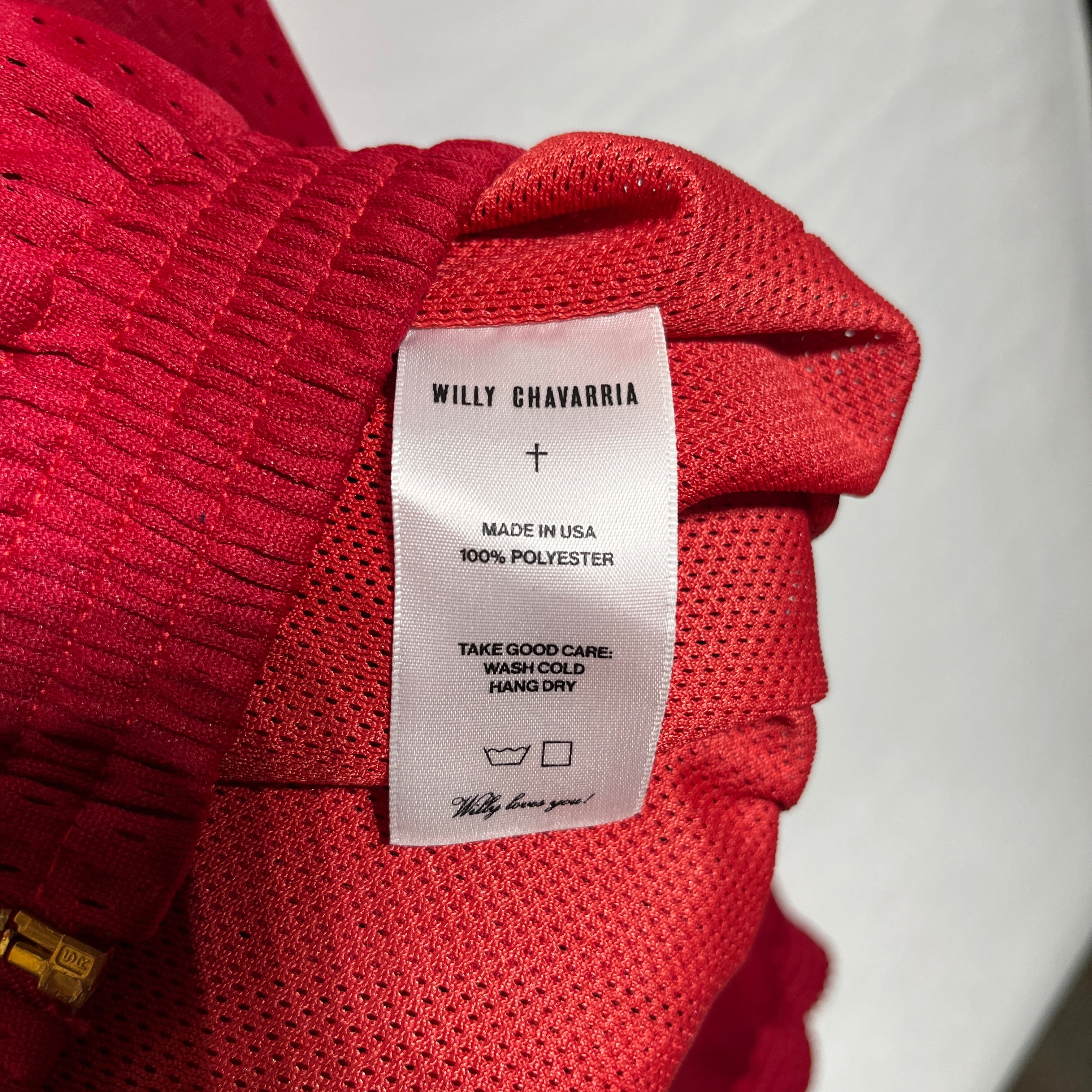 WILLY CHAVARRIA/Track Jkt/S/Nylon/RED/ view 4