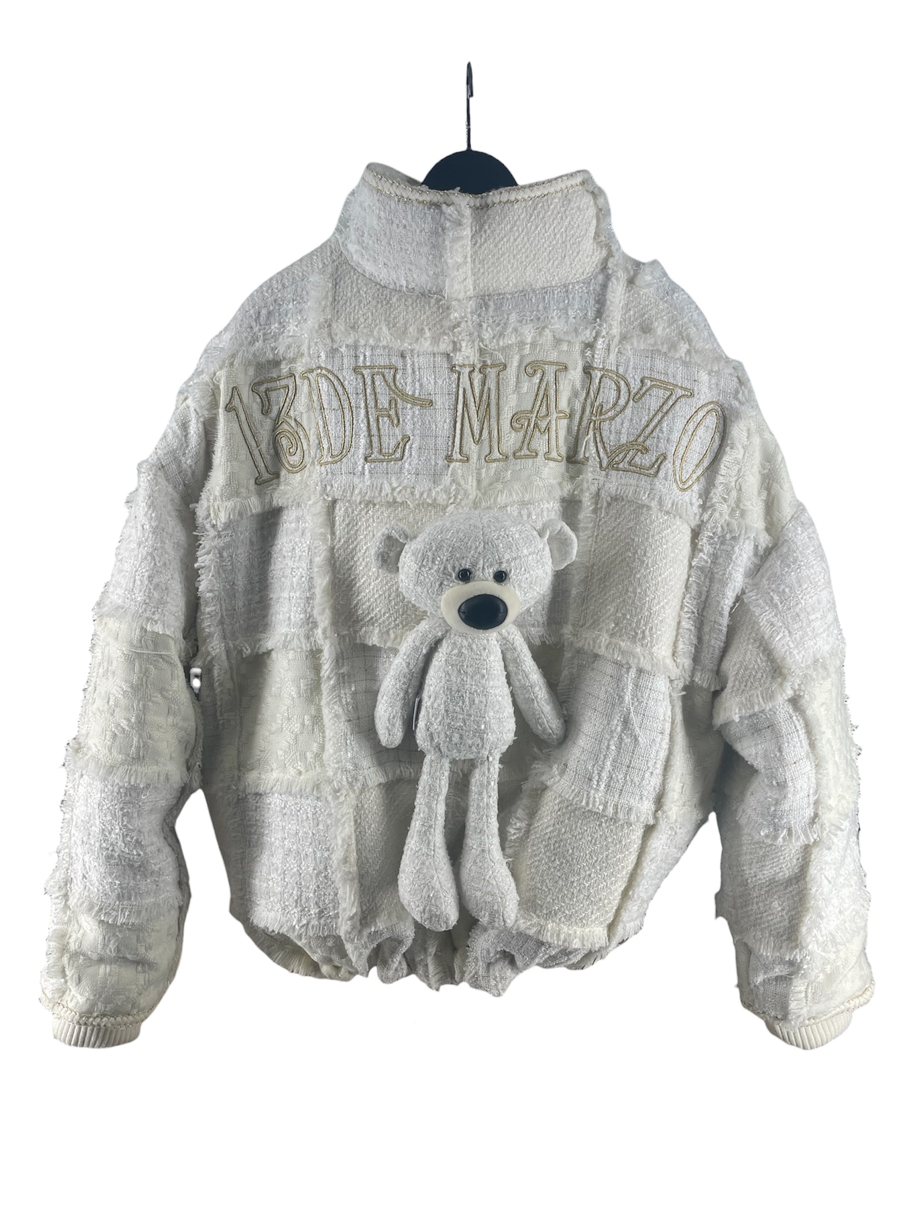 13DE Marzo/Jacket/L/Tweed/WHT/13DE MARZO PALDA BEAR TWEED view 2