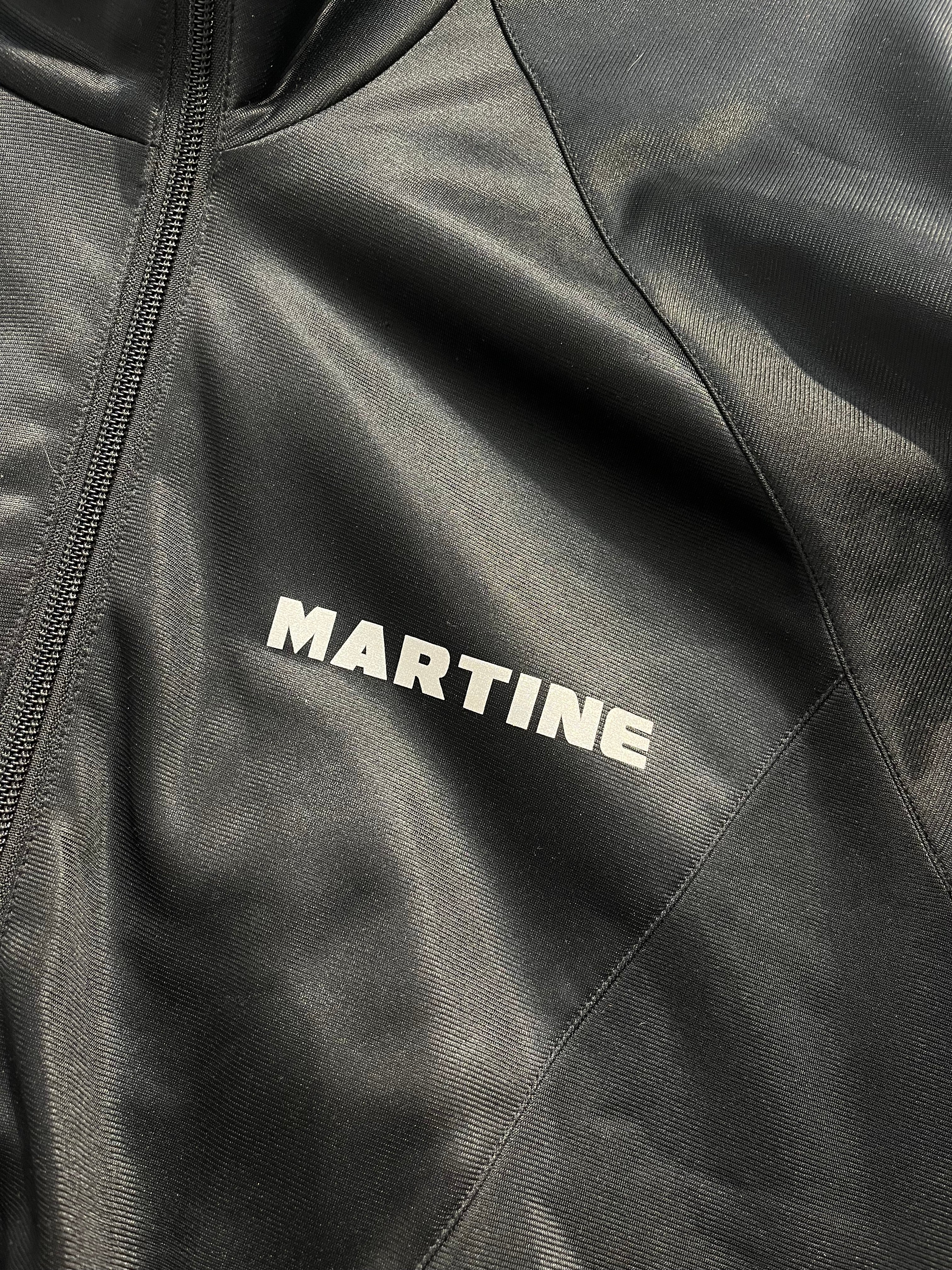 MARTINE ROSE/Track Jkt/S/Polyester/BLK/TWISTED TRACK TOP view 3