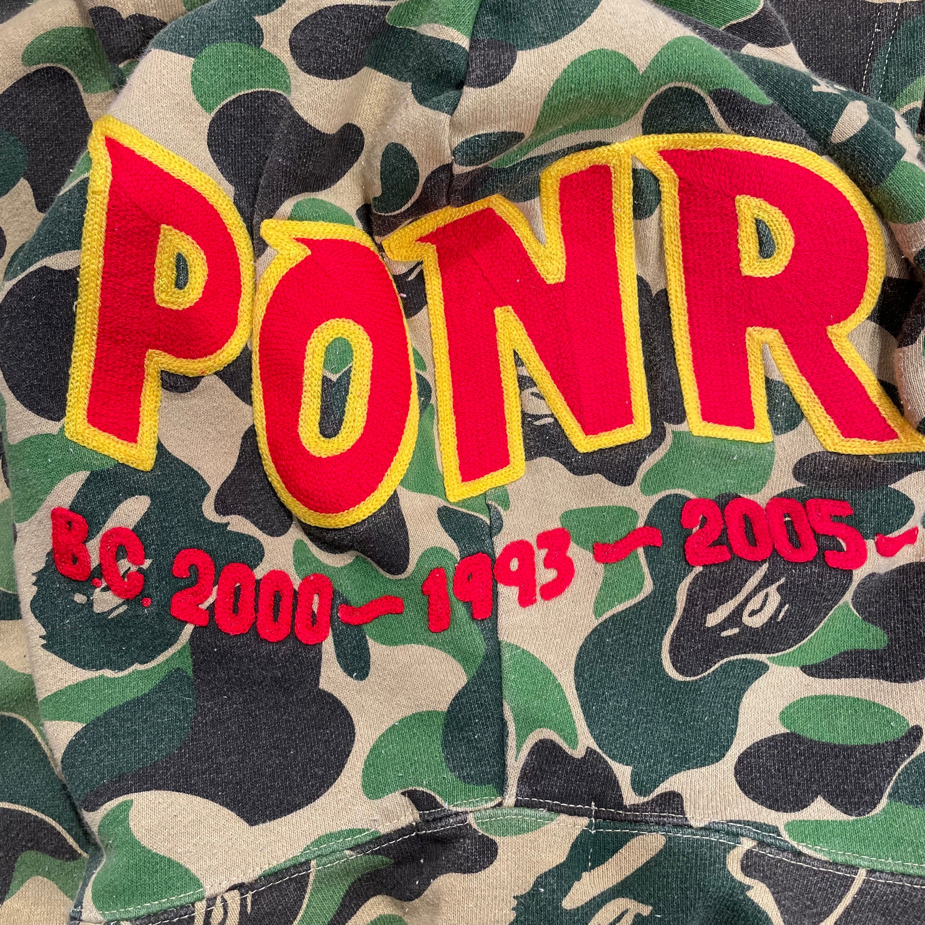 A BATHING APE/Zip Up Hoodie/L/Camouflage/Cotton/GRN/green camo view 3