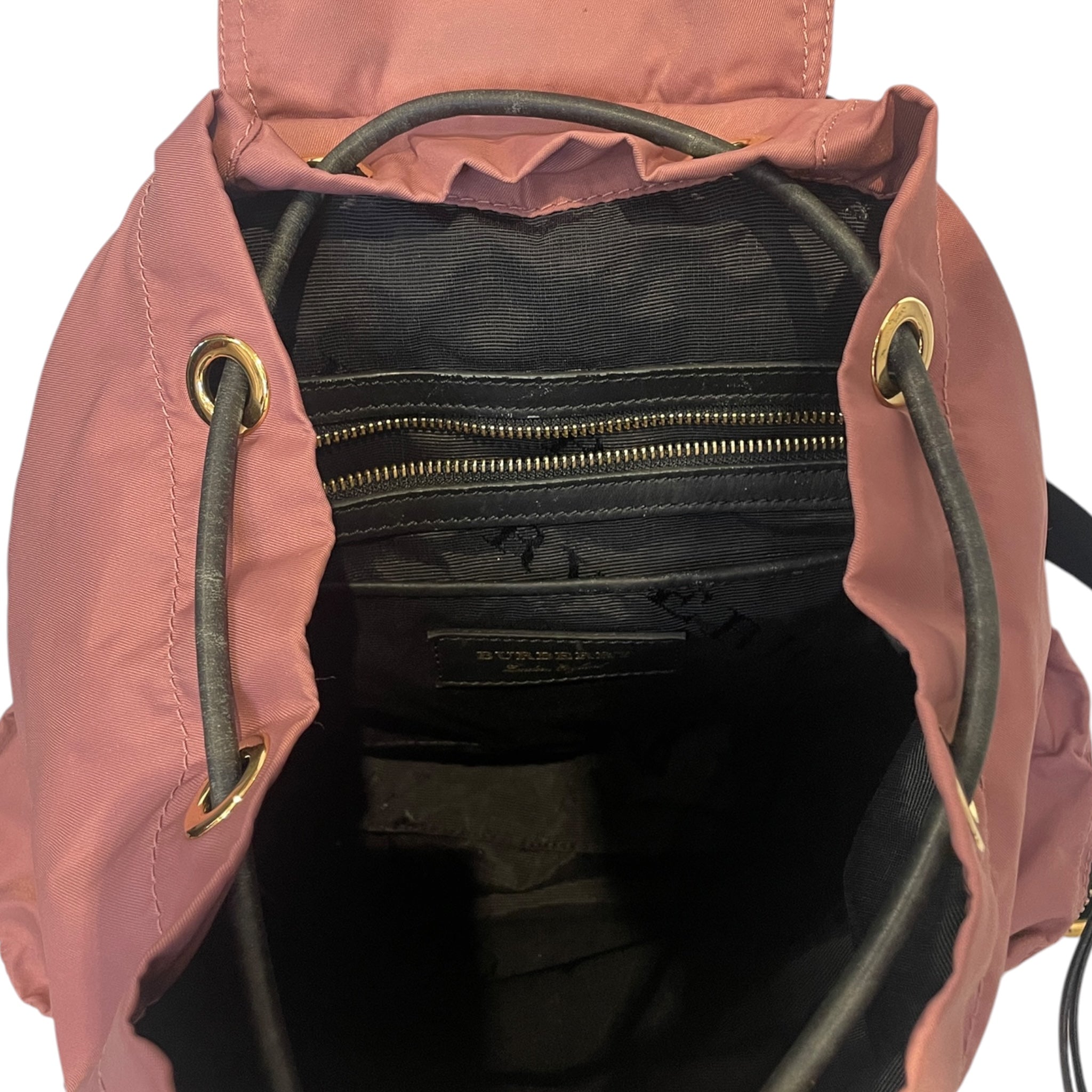 BURBERRY/Backpack/Nylon/PNK/PNK BACKPACK GLD HARDWARE view 4