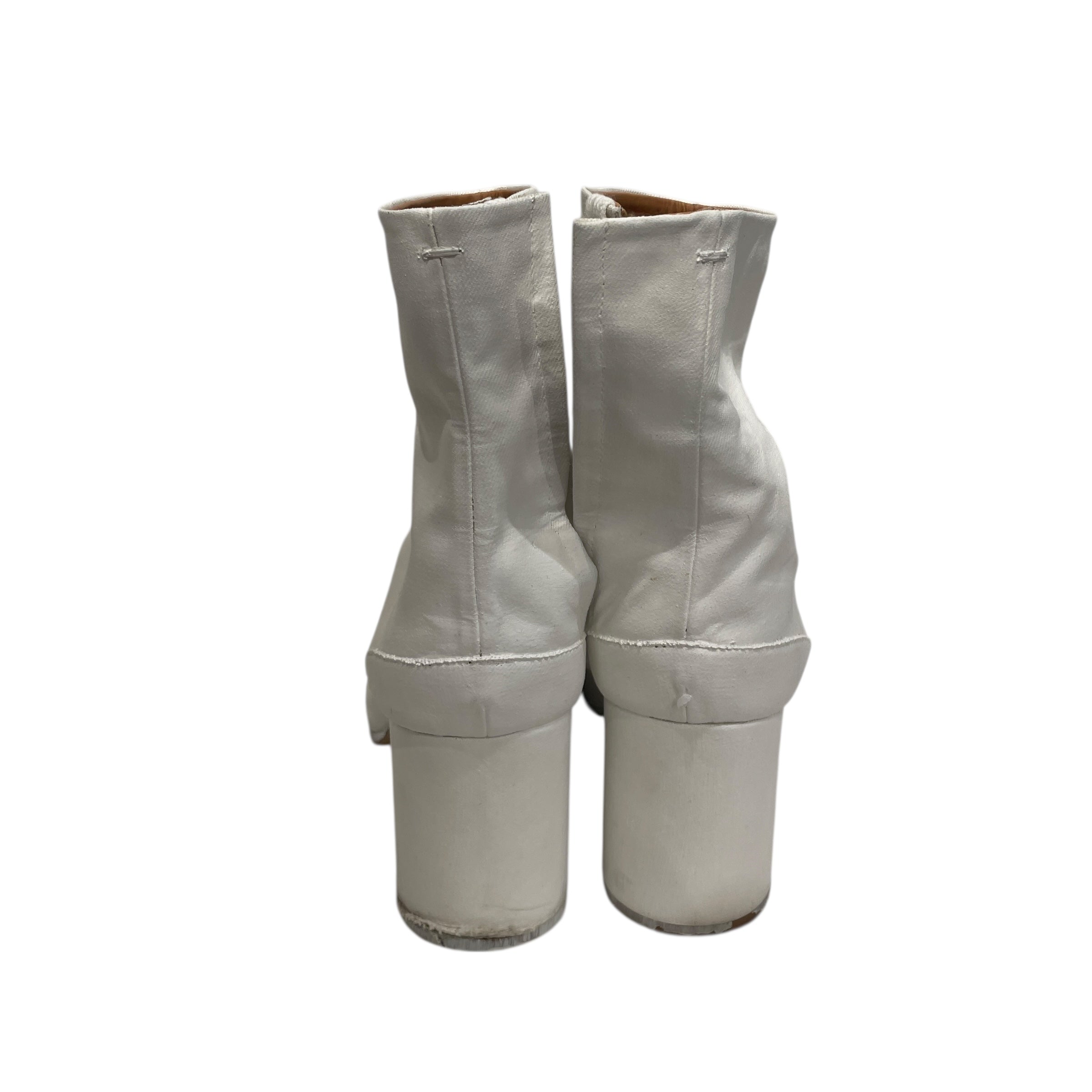 Maison Margiela/PLAIN WHT BLOCK HEEL/ view 3