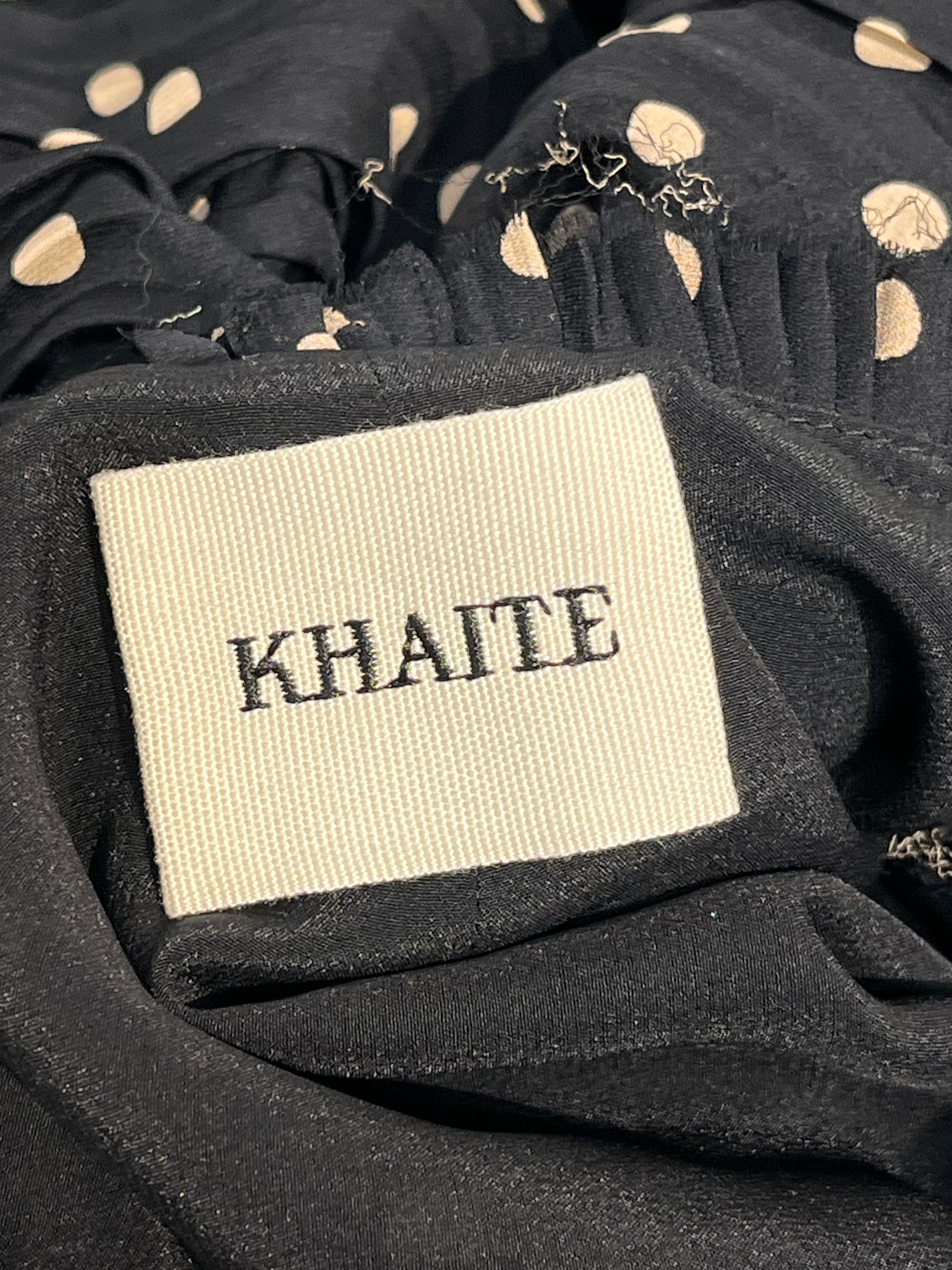 KHAITE/T&B Set/6/Polka dot/Silk/BLK/BLOOMER SHORTS/ BRA TOP view 5
