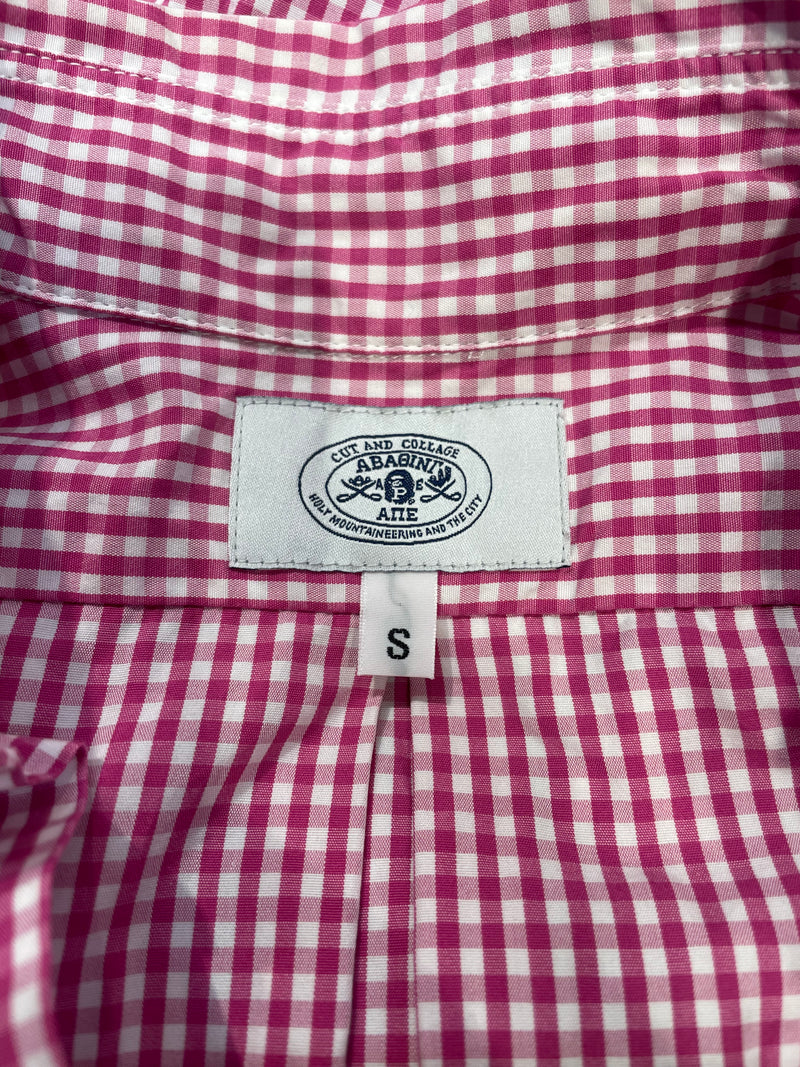 A BATHING APE/Polo Shirt/S/Cotton/RED/Plaid/