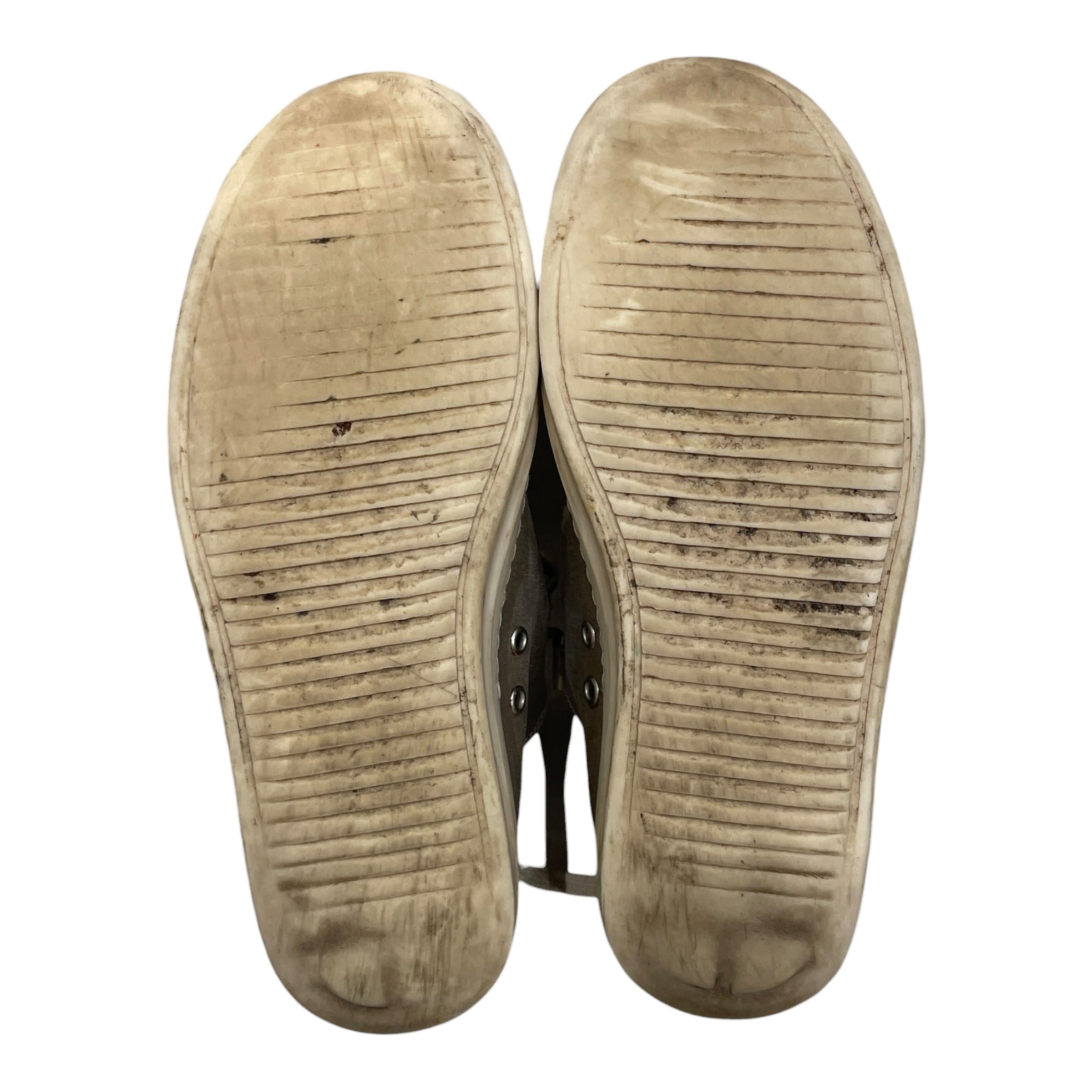 RICK OWENS DRKSHDW/Low-Sneakers/US 9/Cotton/CRM/DUST CANVAS RAMONES view 5