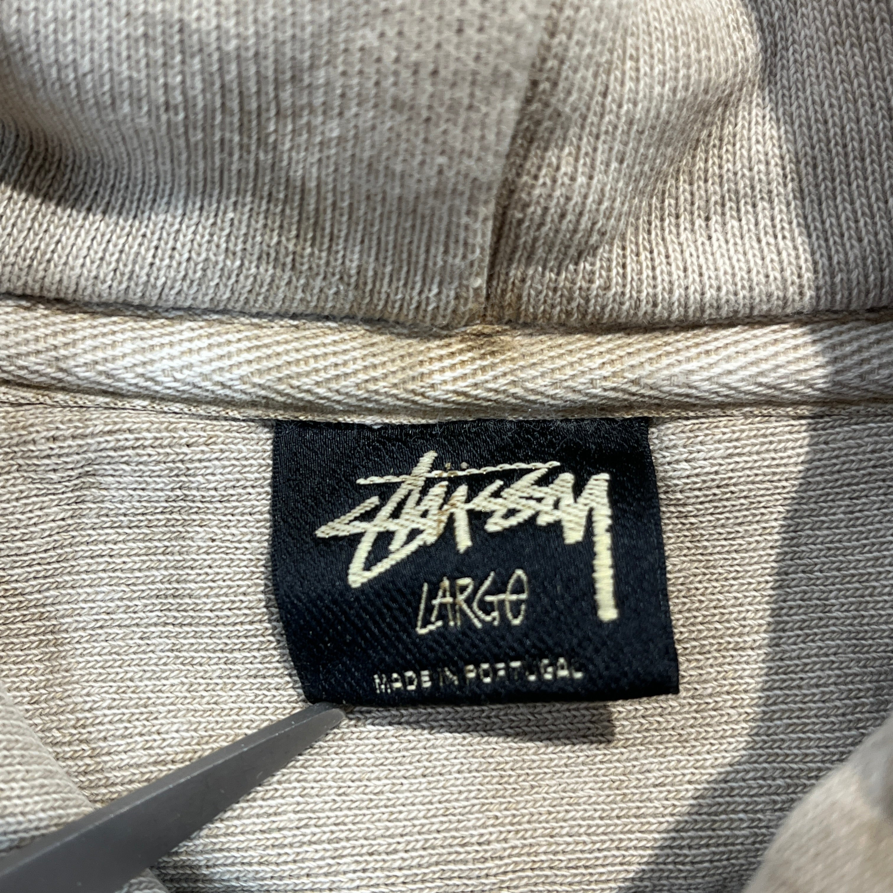 STUSSY/Hoodie/L/Cotton/KHK/Stussy Chest Logo view 3