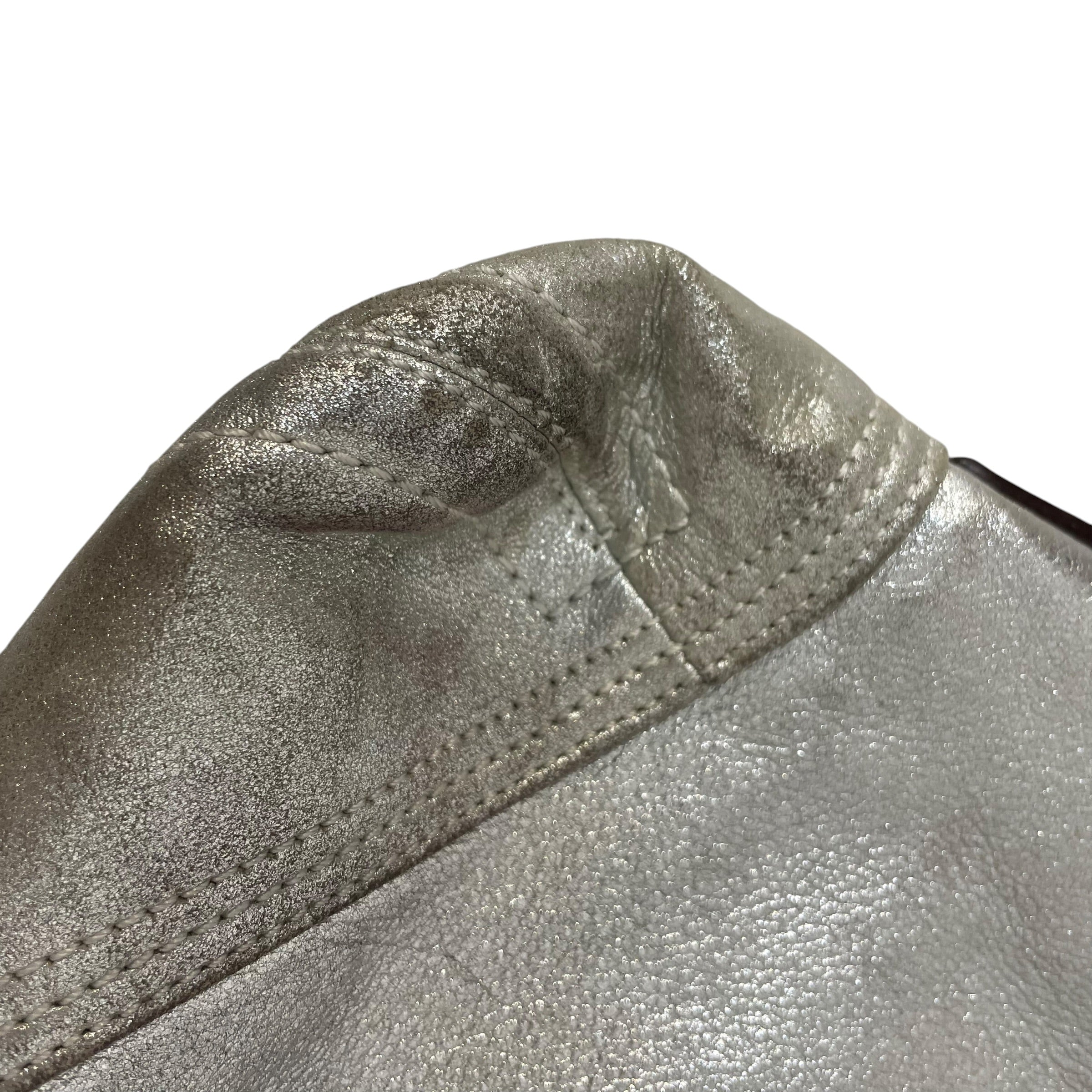 COACH/Hand Bag/Iridescent/Leather/SLV/Metalic Silver Soho Bag view 6