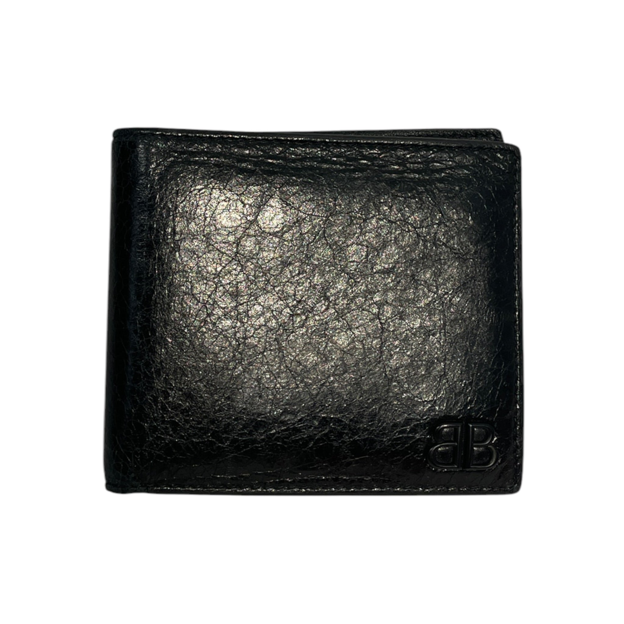 BALENCIAGA/Bifold Wallet/Lambskin/BLK/M's/monaco view 1