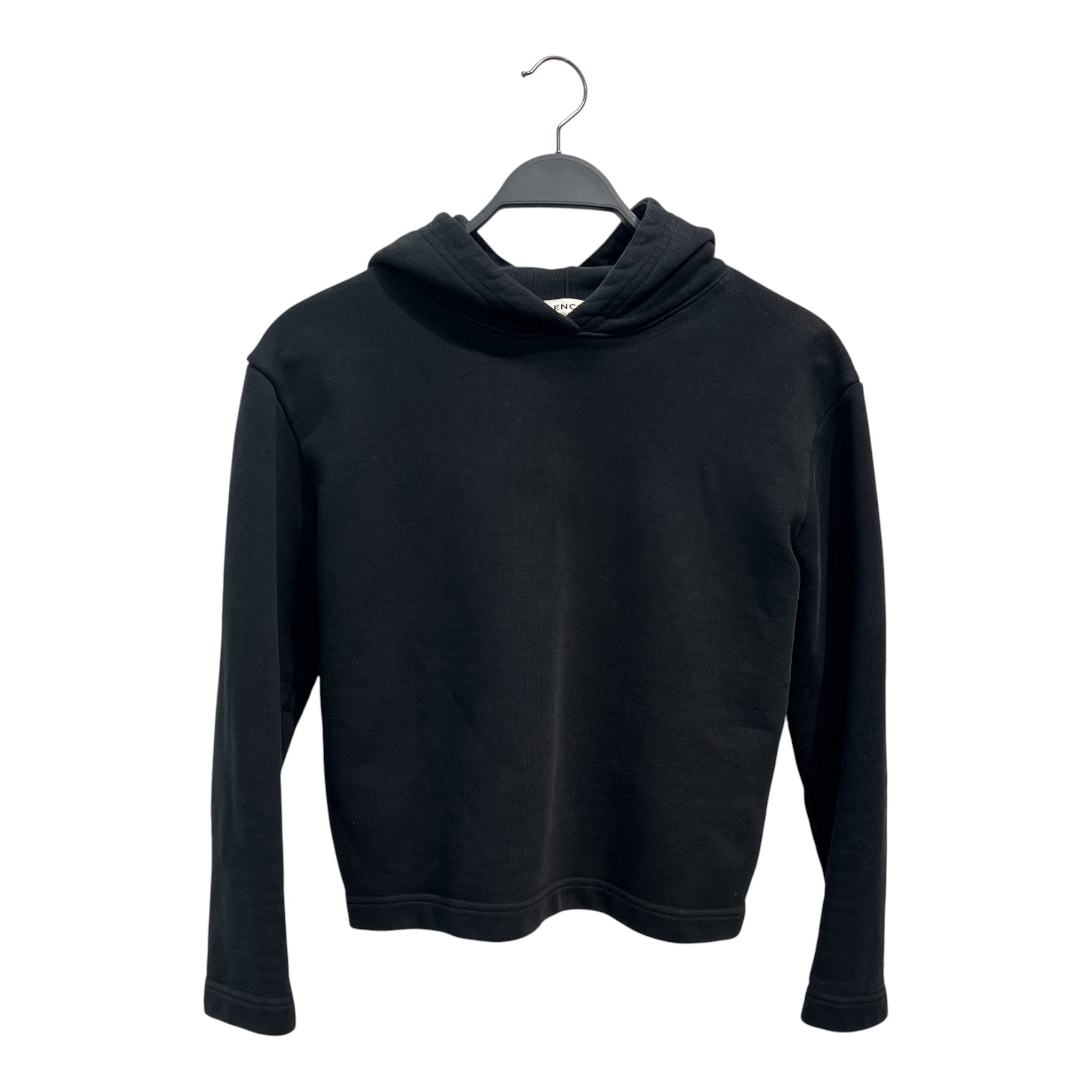 BALENCIAGA/Hoodie/M/Cotton/BLK/CROPPED NO STRINGS NO ID view 1