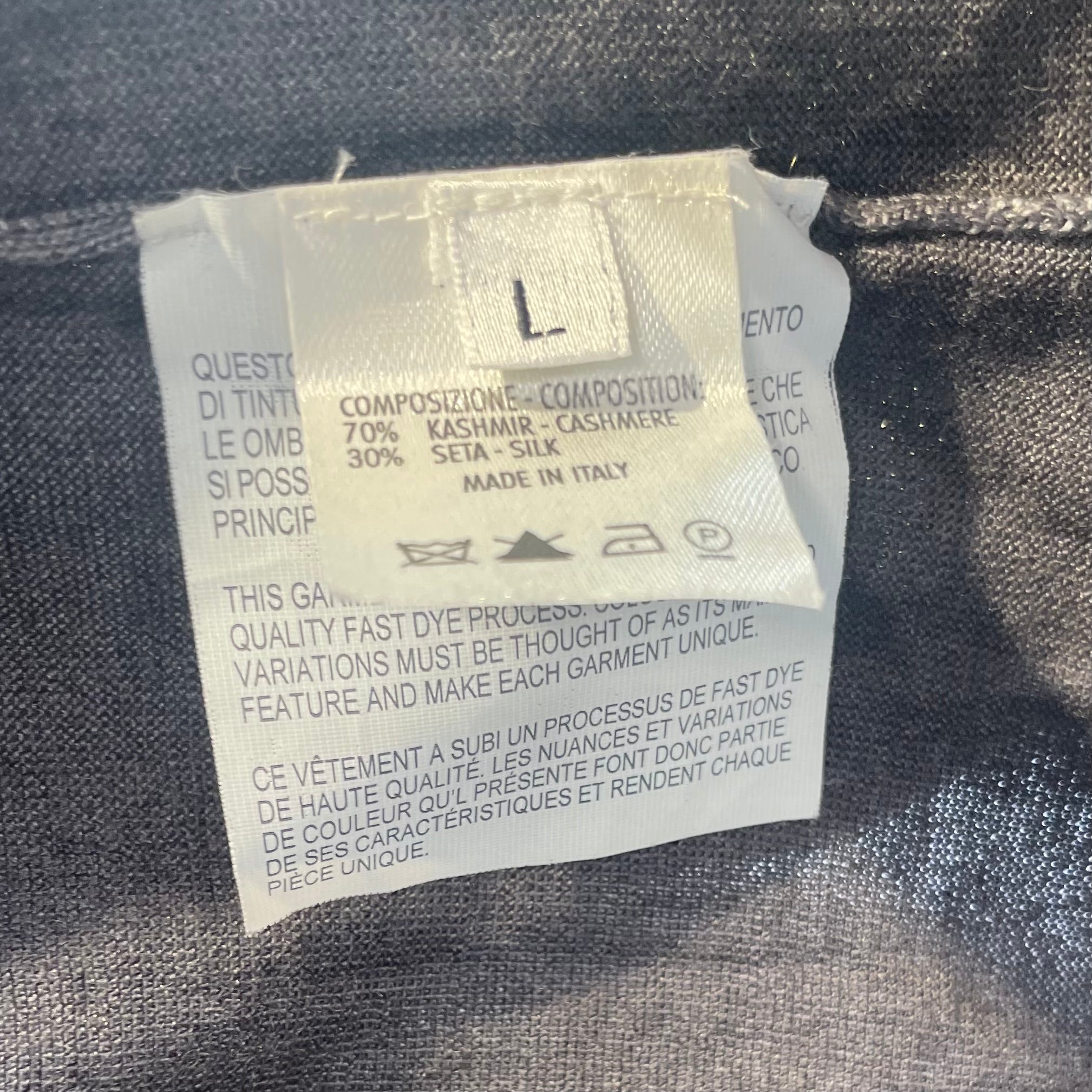 YVES SAINT LAURENT/Cardigan/L/Cotton/GRY/automne 2009 view 4