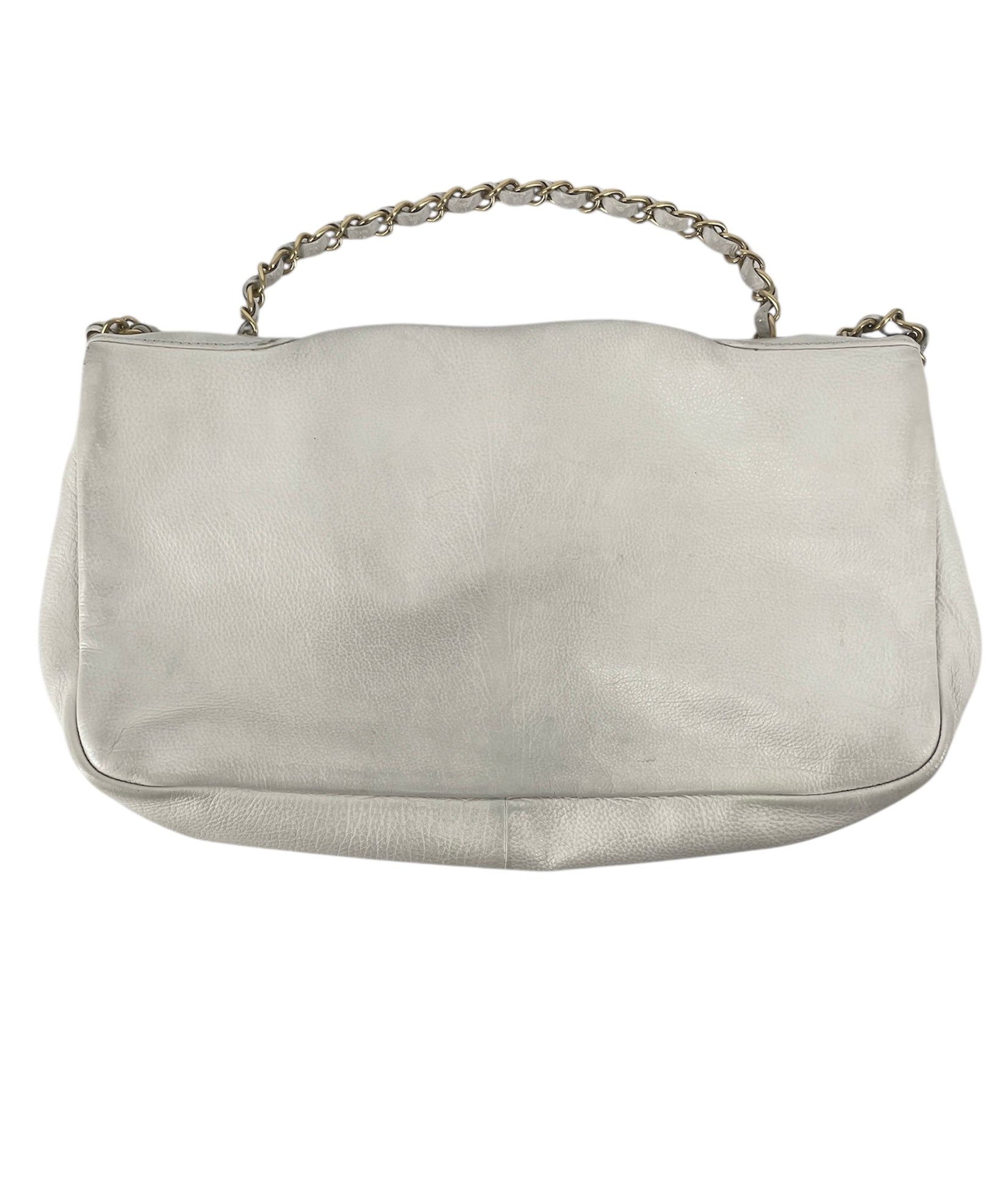 CHANEL/Cross Body Bag/Leather/WHT/12583569 view 2