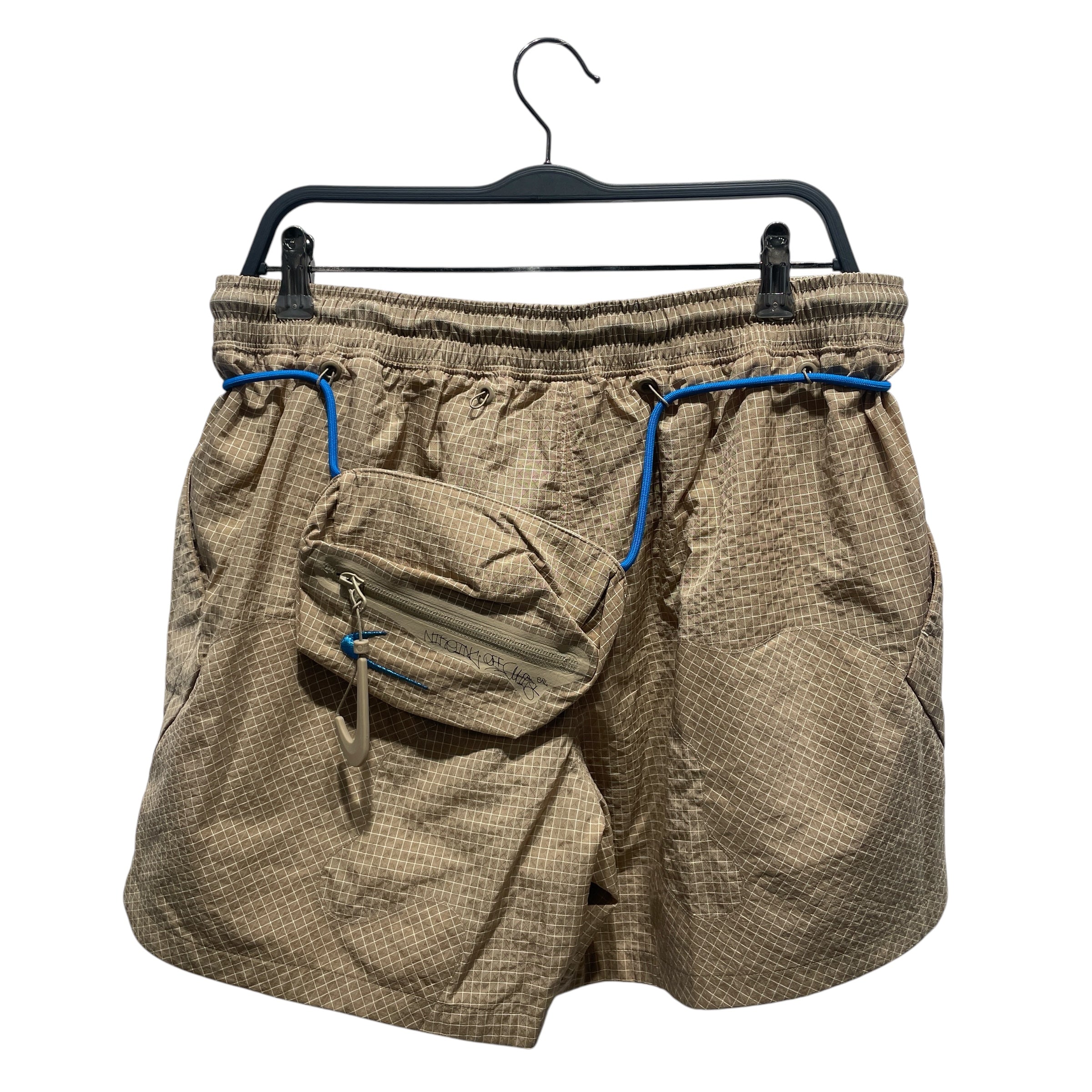 OFF-WHITE/NIKE/Shorts/L/Cotton/BEG/002 woven view 2
