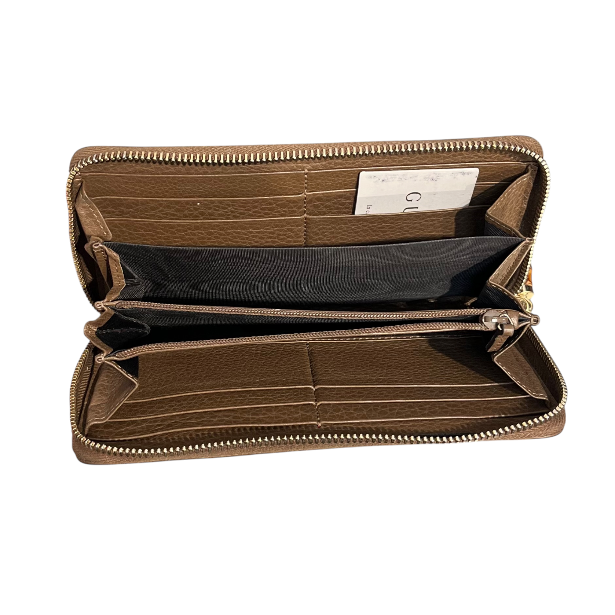 GUCCI/Long Wallet/Leather/BRW/L's/ZIP AROUND BAMBOO TASSEL view 4