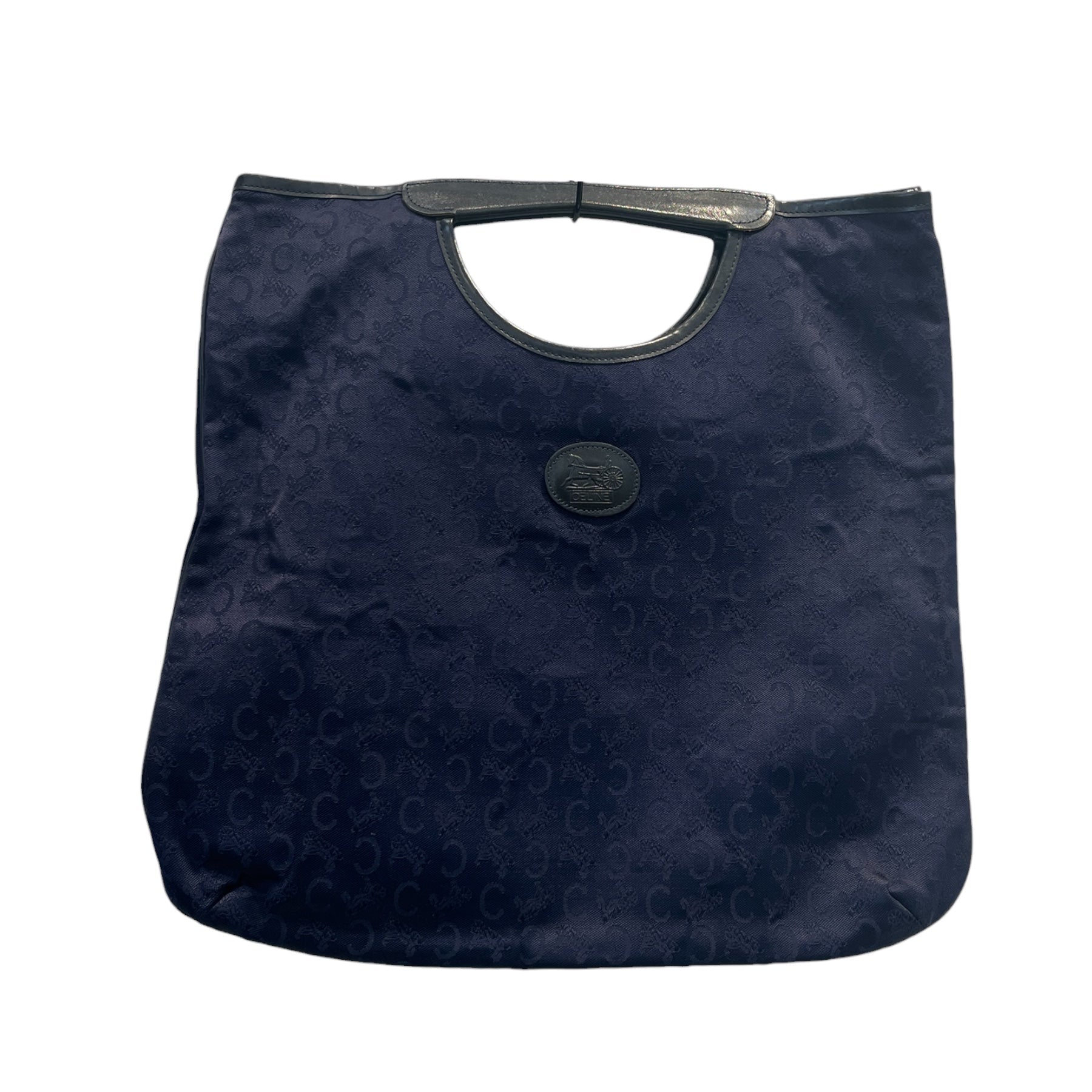 CELINE/Tote Bag/Monogram/Cotton/NVY/MINI TOTE SULKY CANVAS HANDBAG view 1