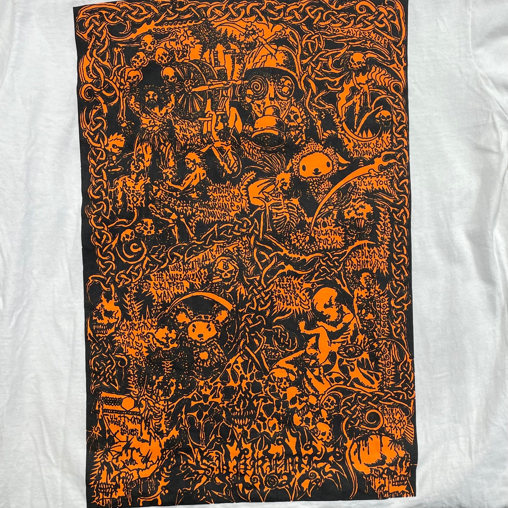 Supreme/LS T-Shirt/M/Cotton/WHT/WOMBAT view 3