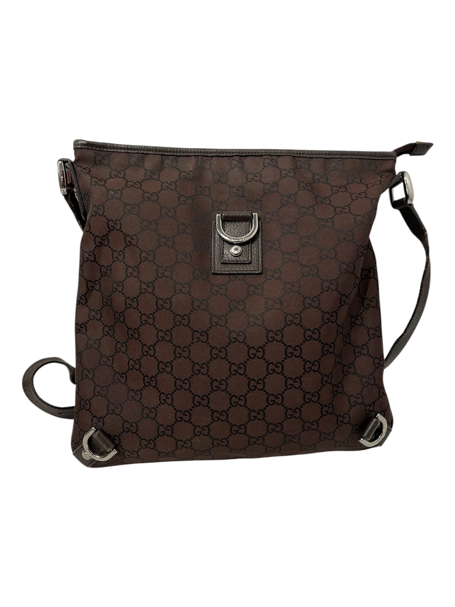 GUCCI/Cross Body Bag/Monogram/Cotton/BRW/268642 467891 view 1