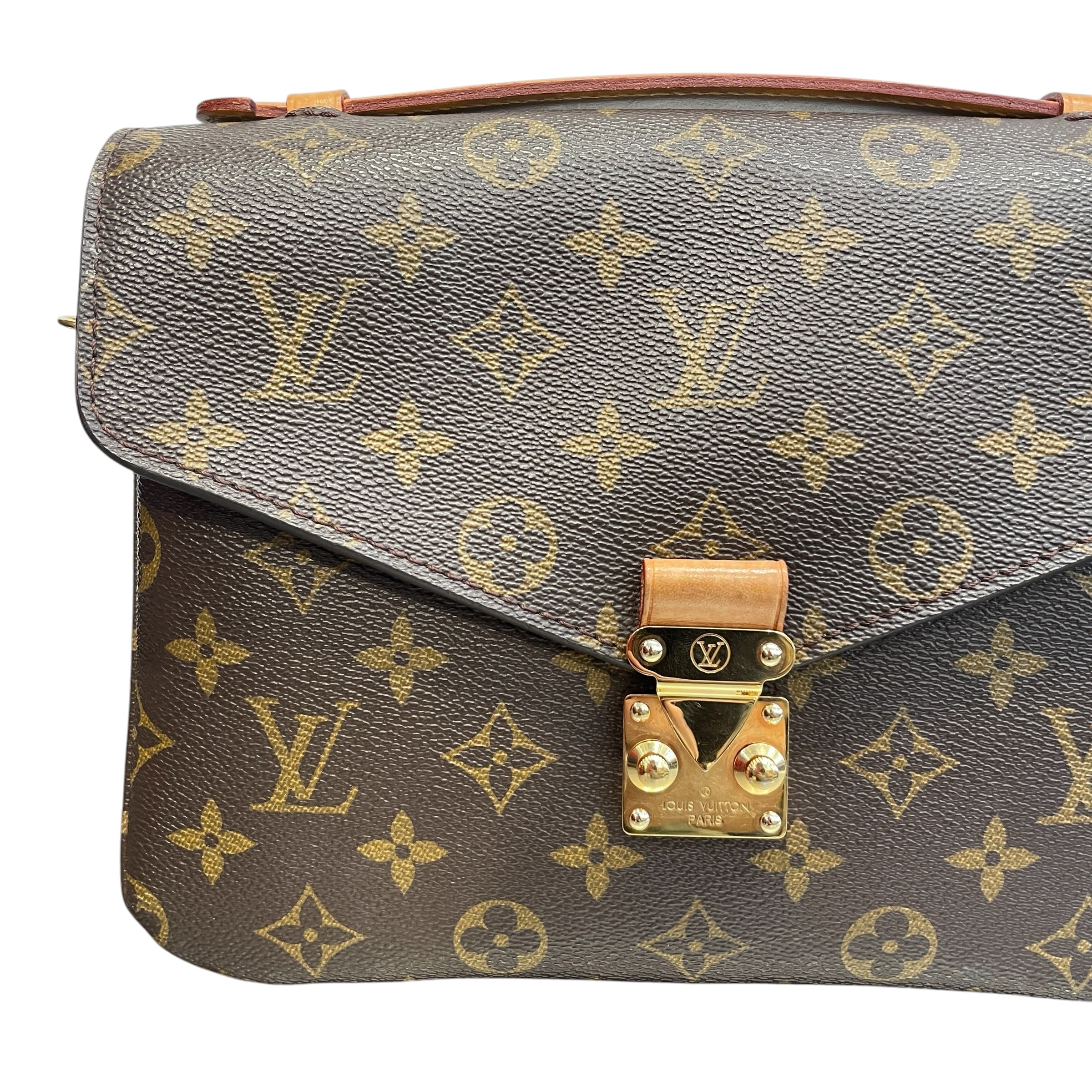 LOUIS VUITTON/Cross Body Bag/Monogram/Leather/BRW/POUCHETTE METIS view 6