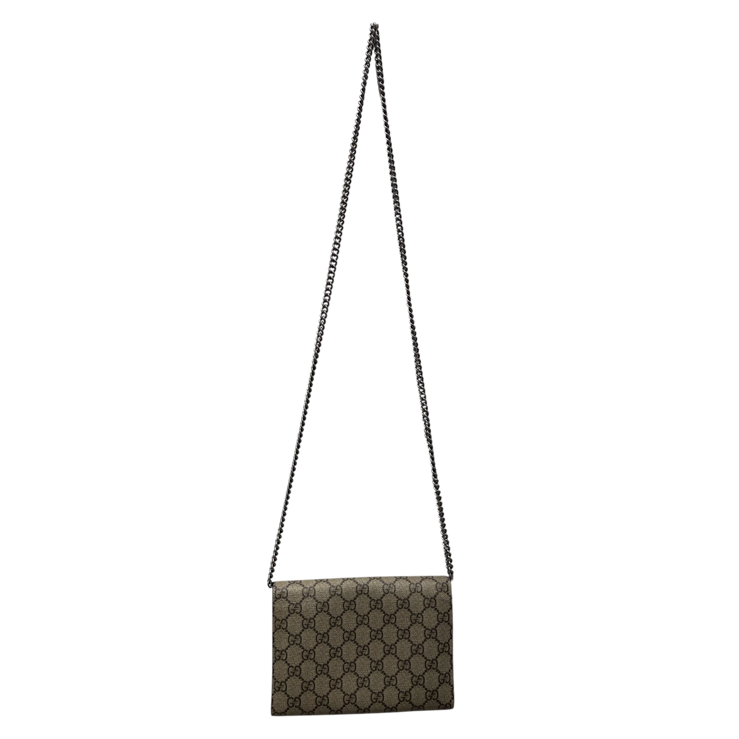 GUCCI/Hand Bag/Monogram/Leather/KHK/doinysus view 2