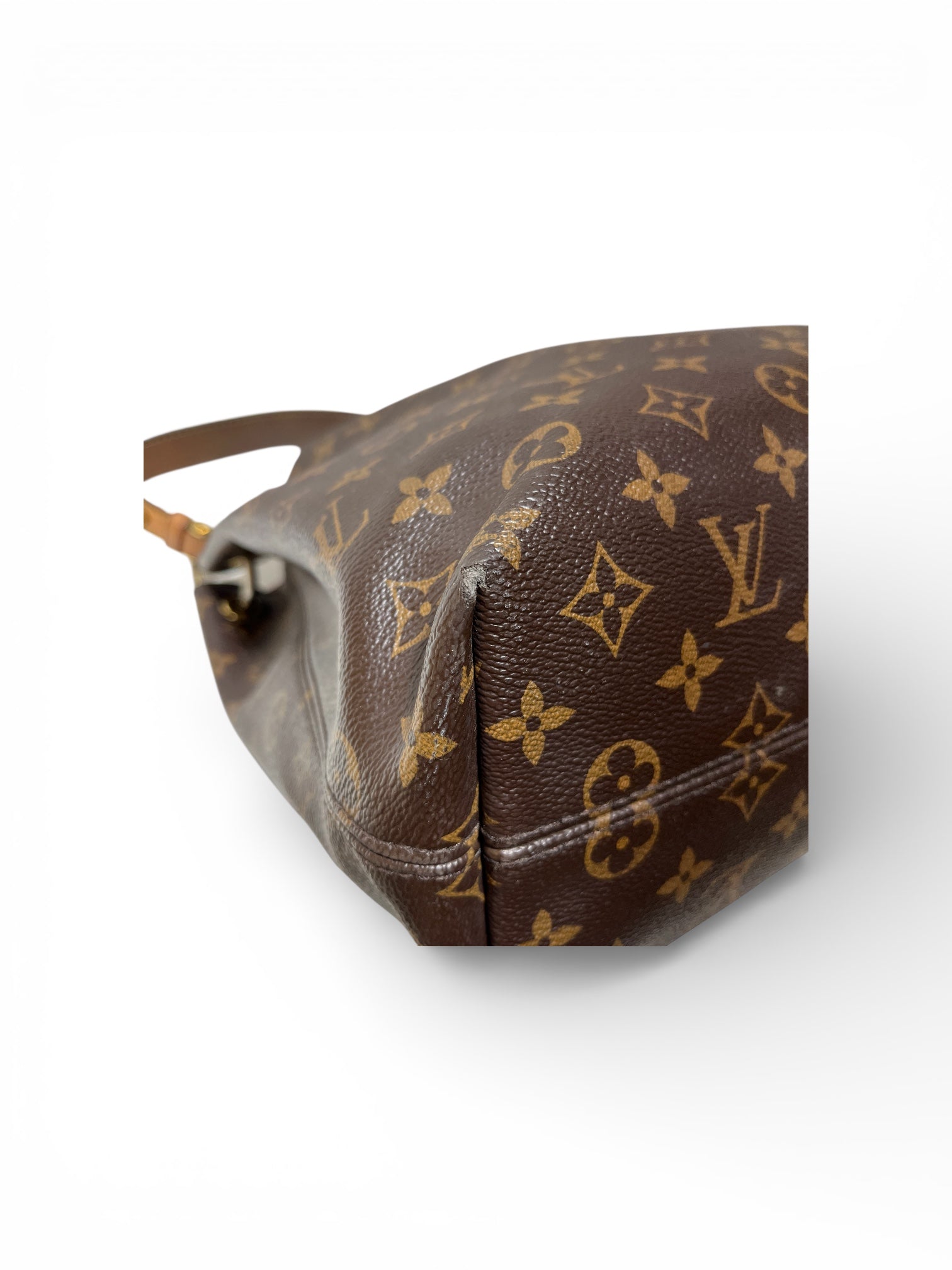 LOUIS VUITTON/Hand Bag/Monogram/Leather/BRW/graceful mm view 6