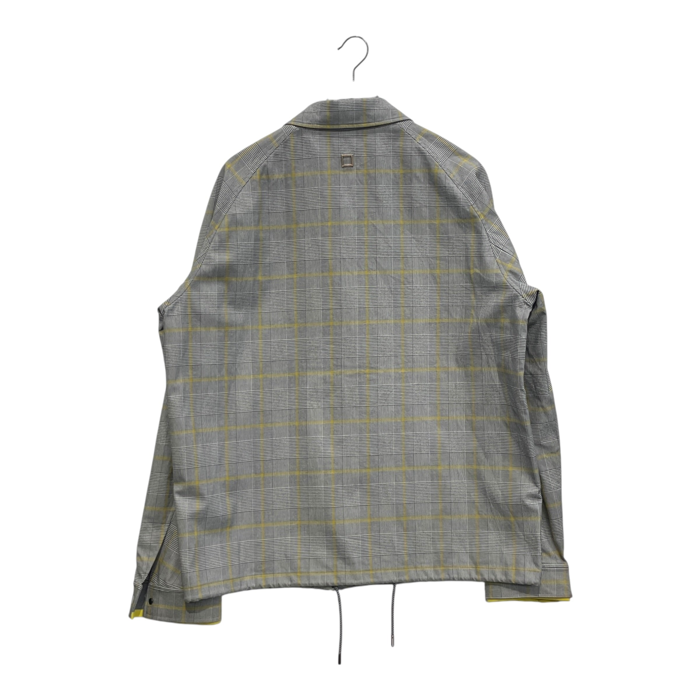 wooyoungmi/Jacket/54/Cotton/GRY/Plaid/ZIP/BUTTON UP DRAWSTRING WAIST view 2