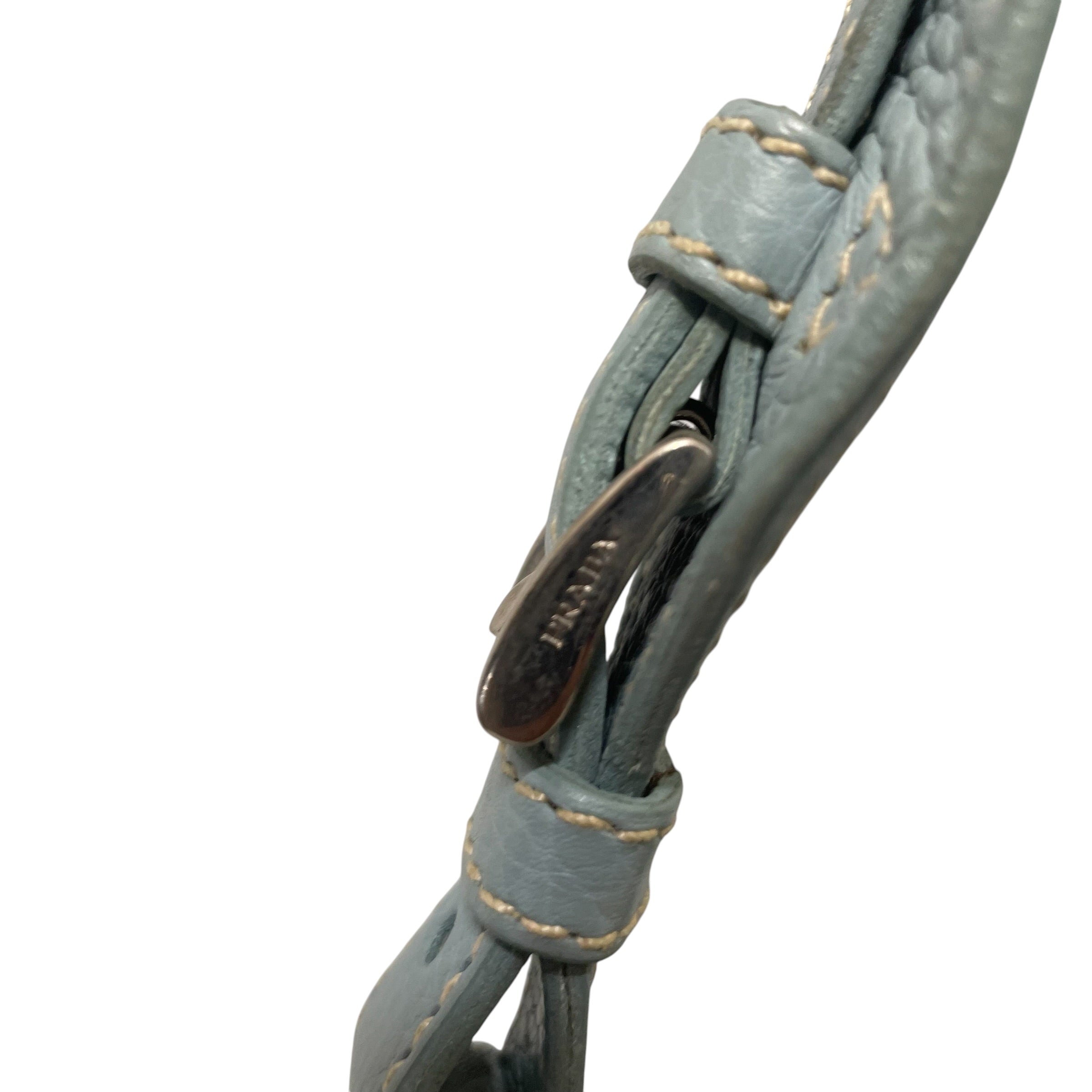 PRADA/Hand Bag/Leather/BLU/vitello diano view 7