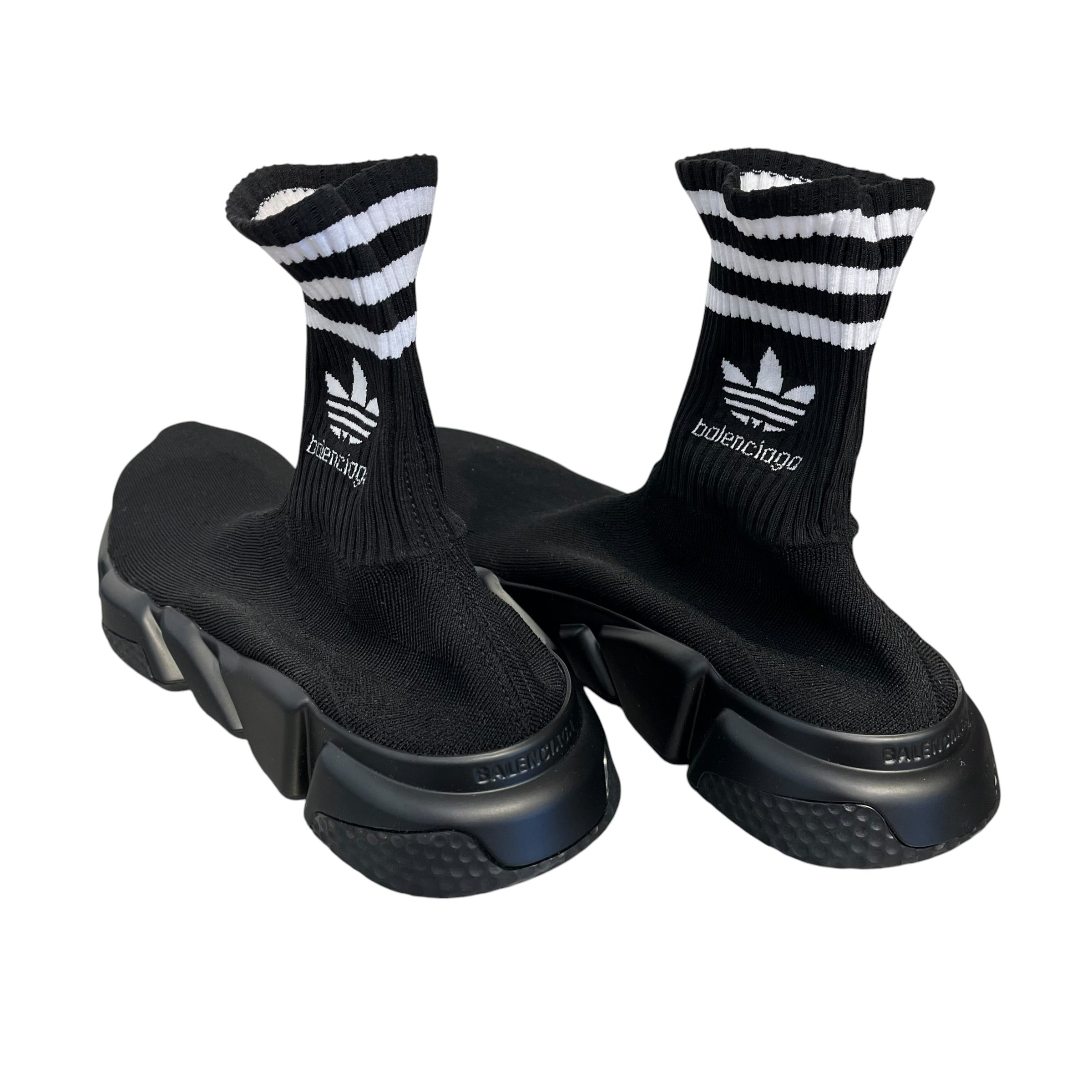 BALENCIAGA/adidas/Hi-Sneakers/EU 43/BLK/sock runner view 2