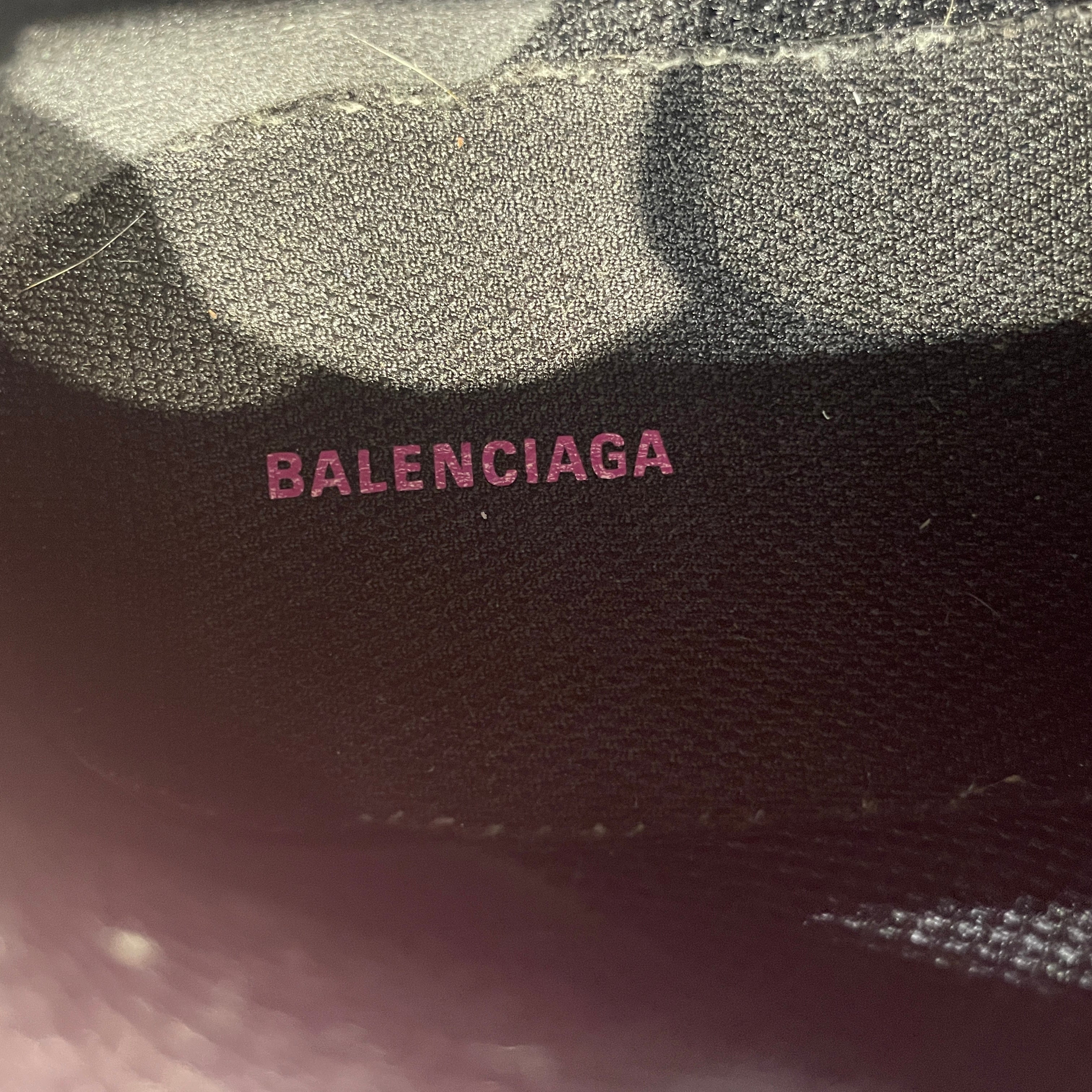 BALENCIAGA/Low-Sneakers/EU 42/Border/MLT/U-Tip/track/pink/blue view 3