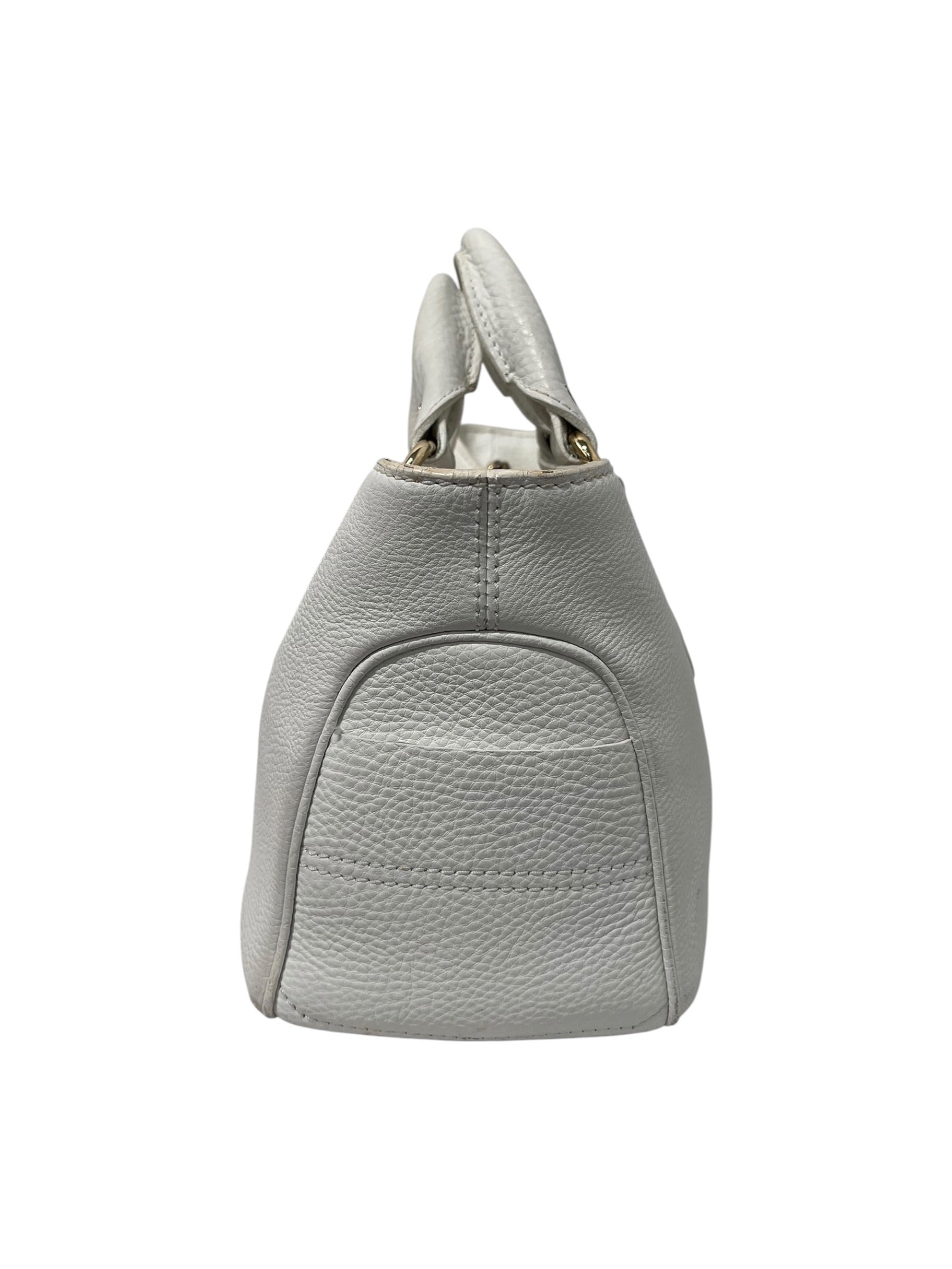 CELINE/Bag/Leather/WHT/BOOGIE BAG GLD HARDWARE view 7