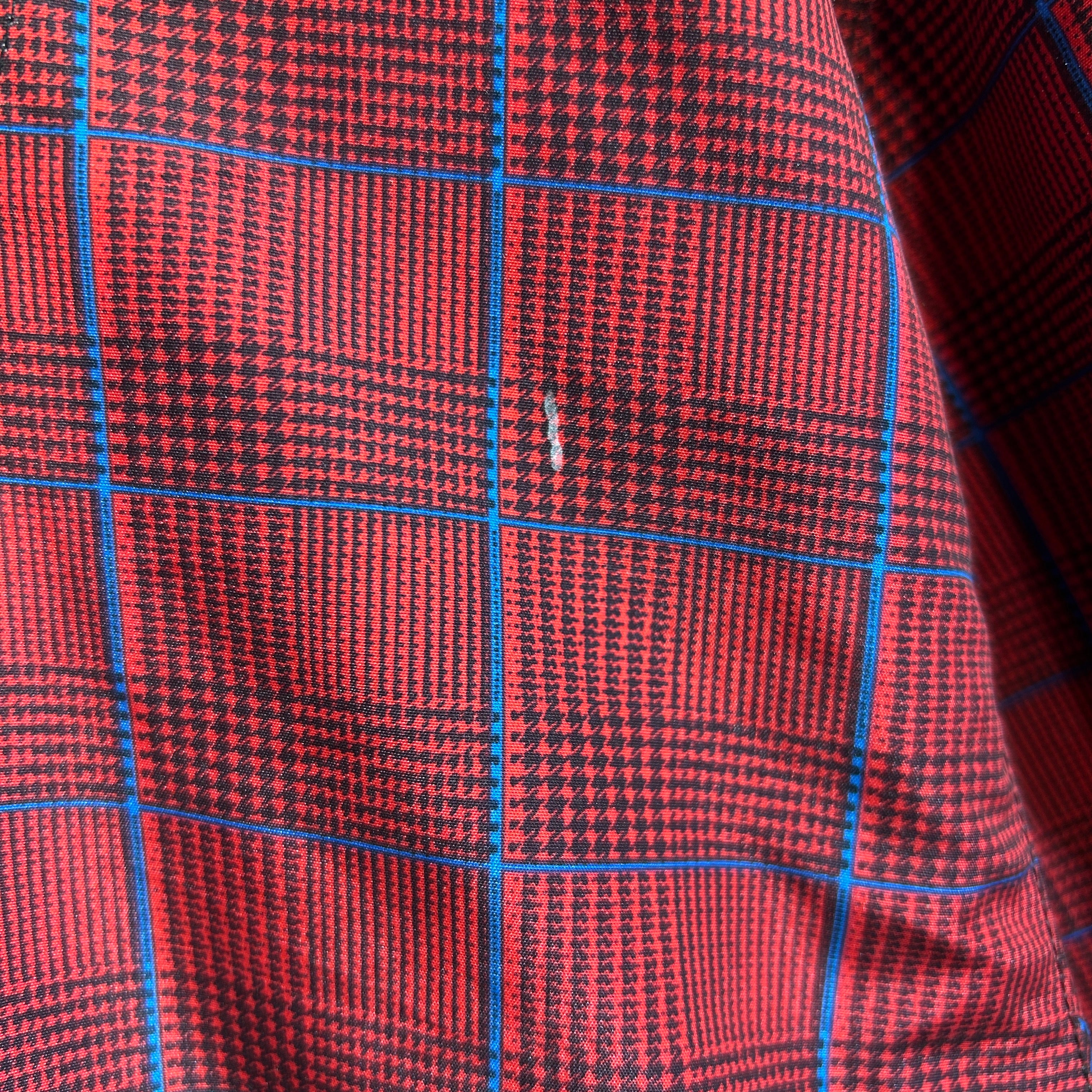 Supreme/Windbreaker/XL/Polyester/RED/Plaid/PLaid Quarter Zip Windbreaker view 5