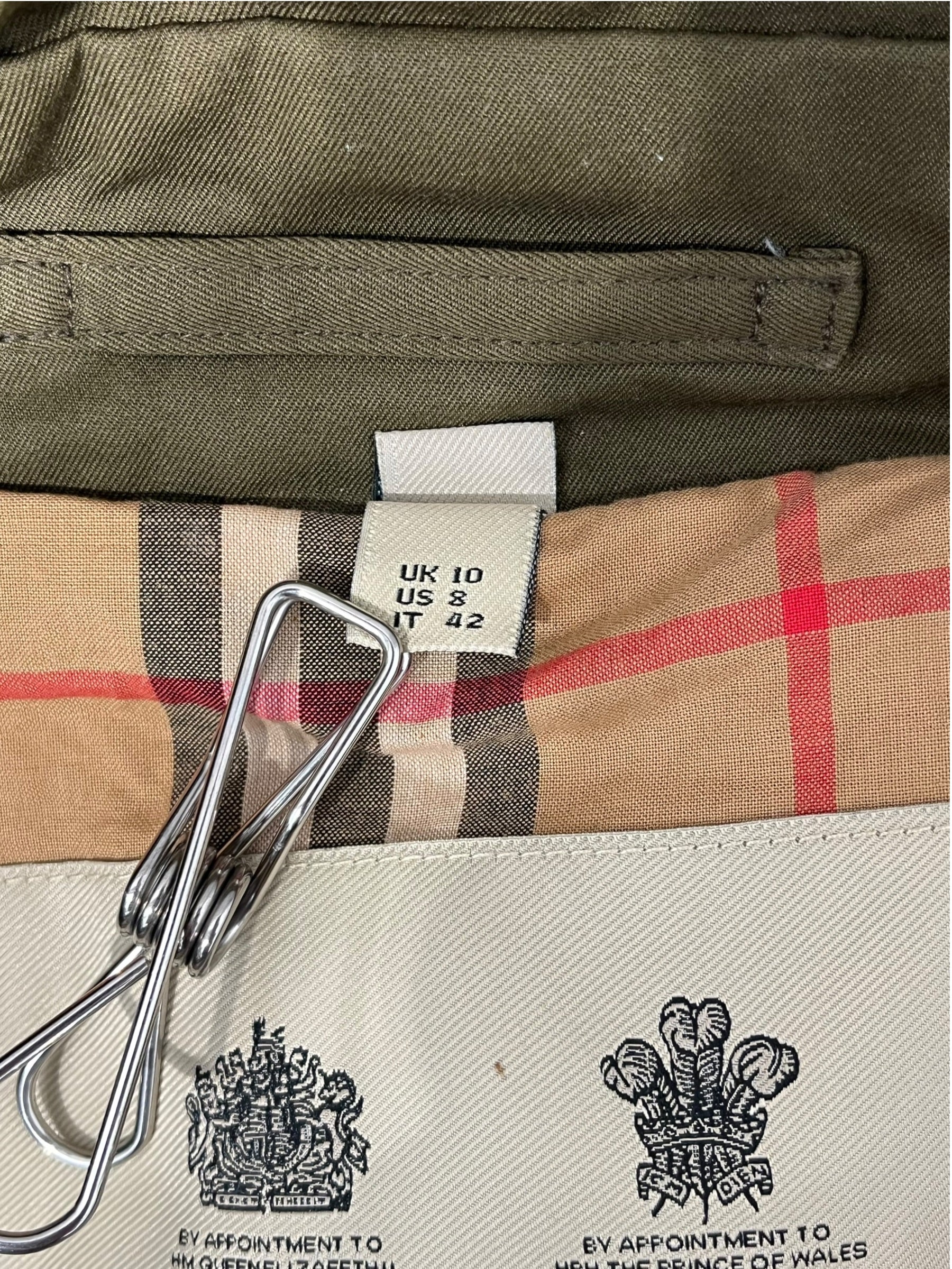 BURBERRY/Trench Coat/8/Cotton/GRN/THE WESTMINSTER LONG view 4