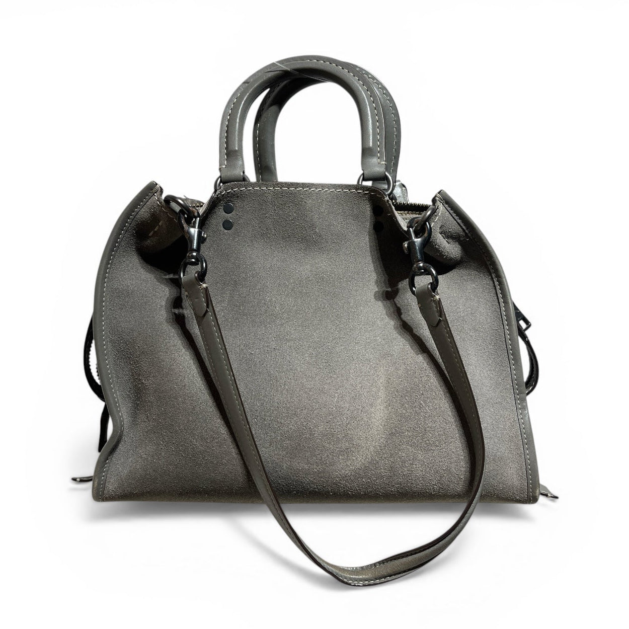 COACH/Hand Bag/Suede/GRY/ROUGE BAG LARGE view 2