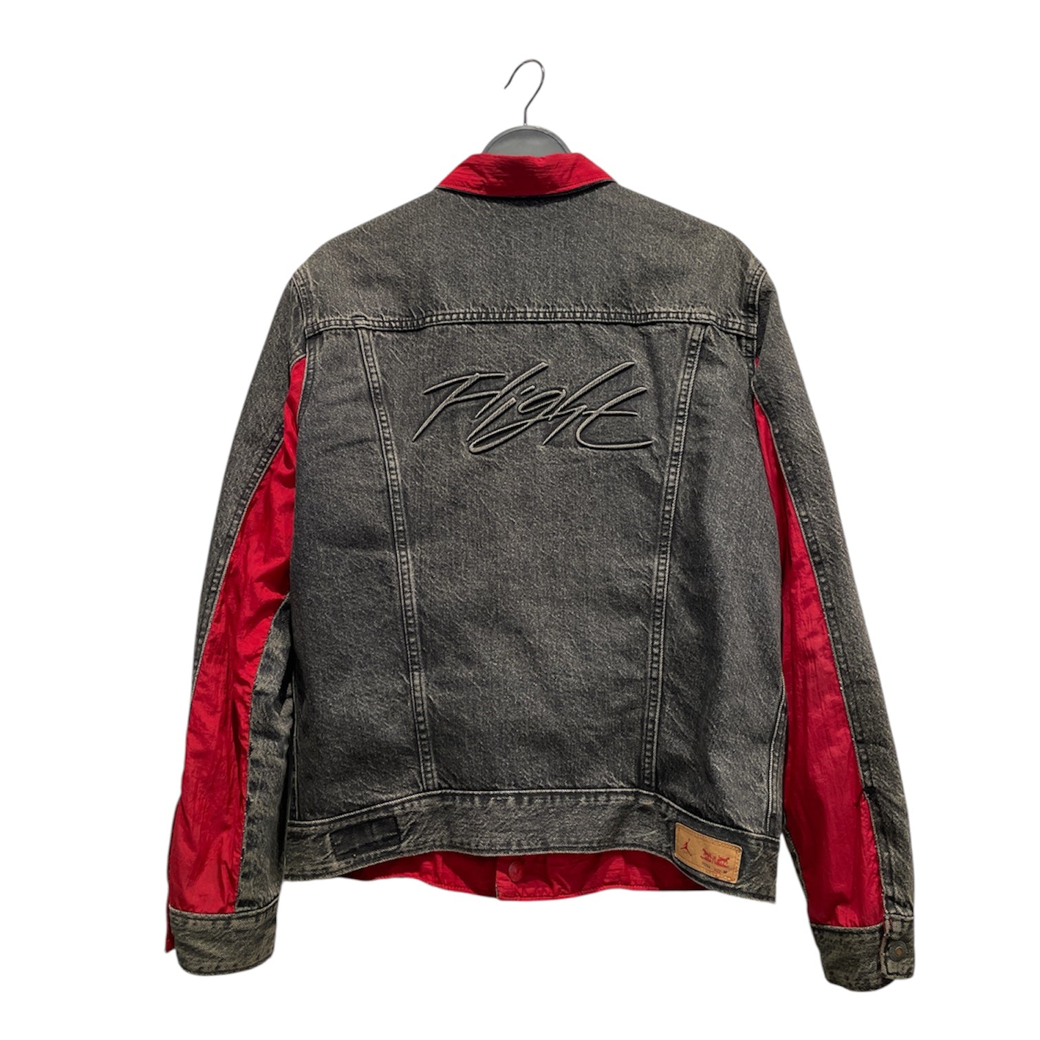 JORDAN BRAND/Levi's/Denim Jkt/M/Cotton/BLK/ view 2