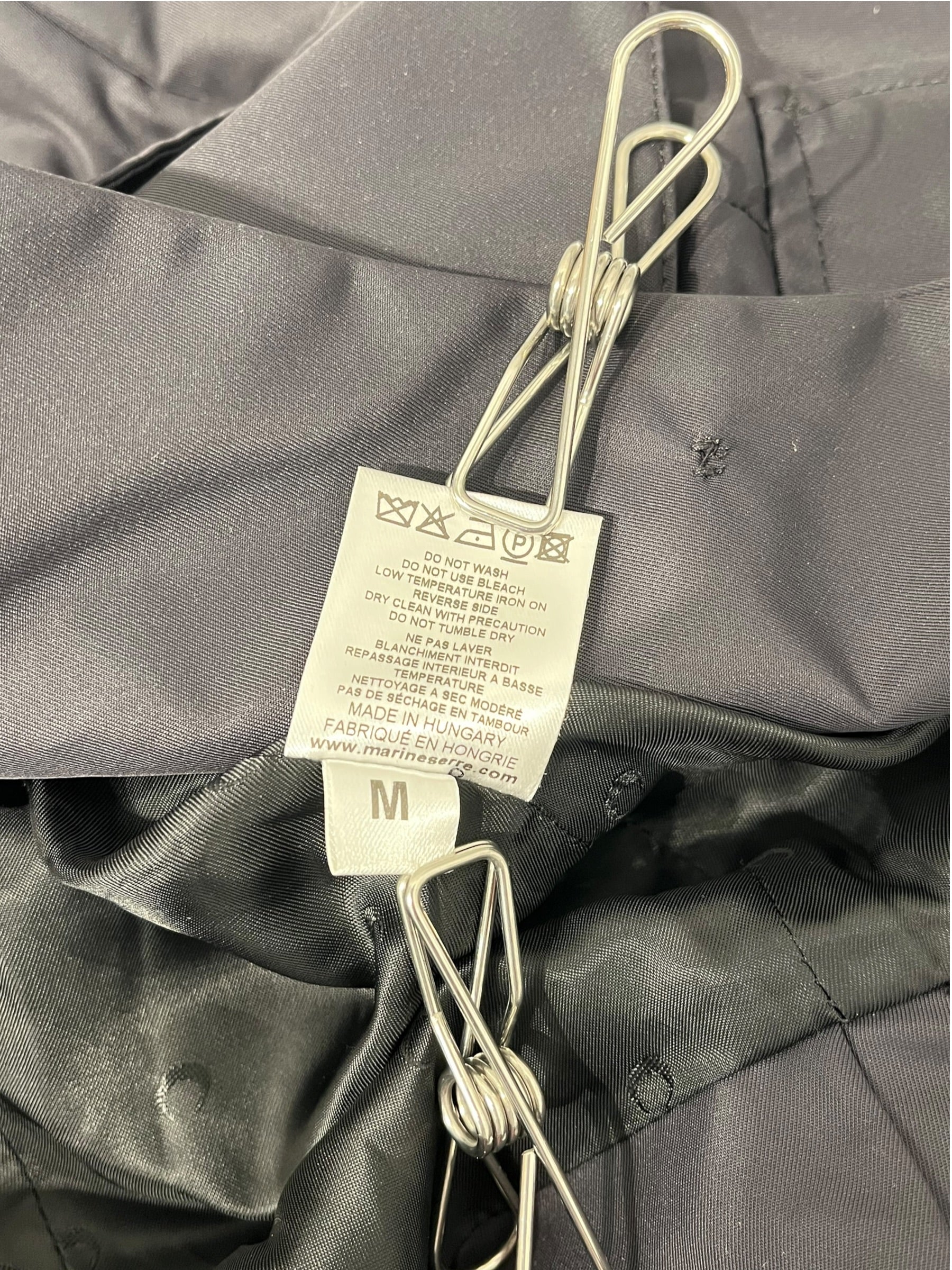 MARINE SERRE/Jacket/M/Polyester/BLK/Single Breasted/ZIPPER POCKETS SYNCH view 5