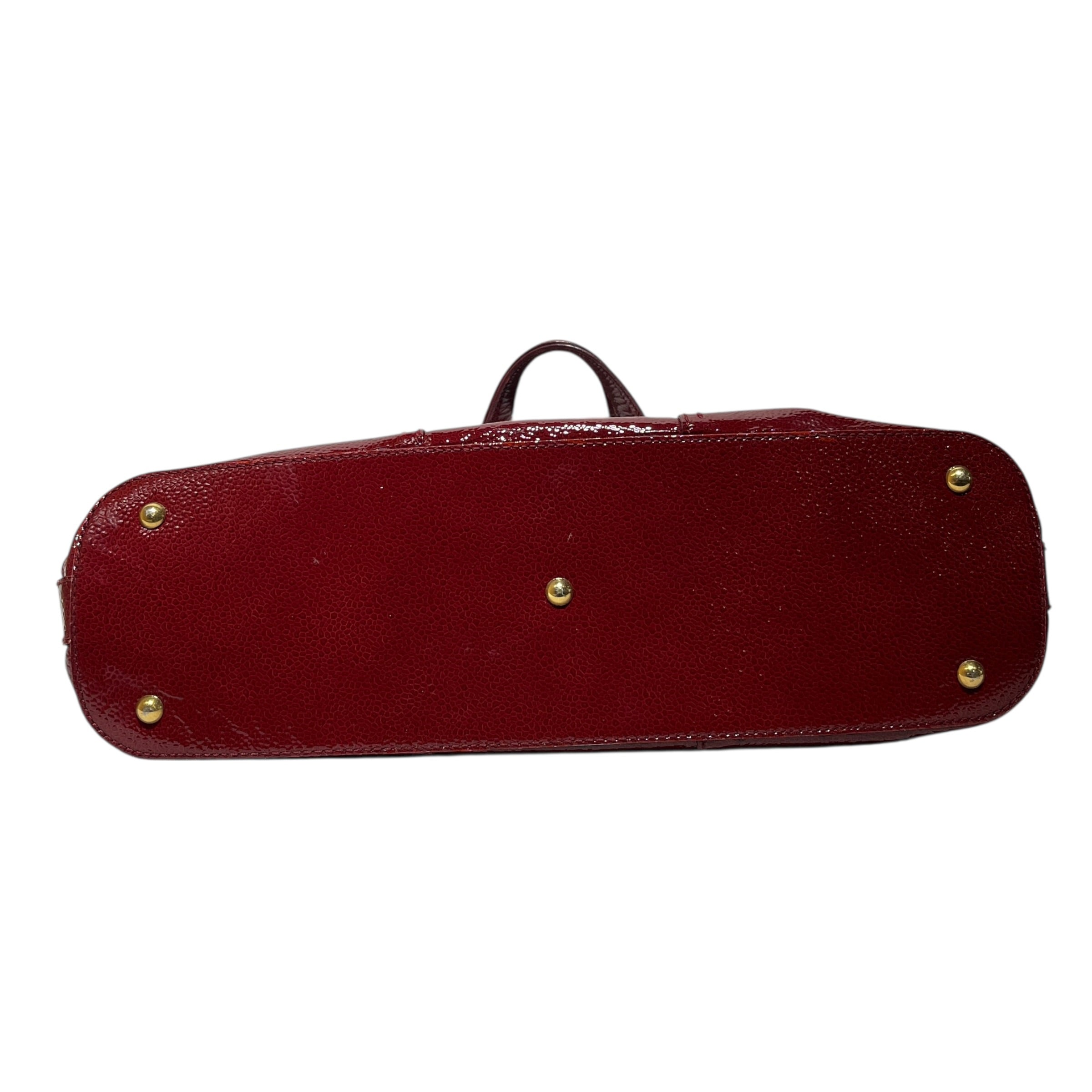 YVES SAINT LAURENT/Hand Bag/Leather/RED/Muse Lock Bag view 3