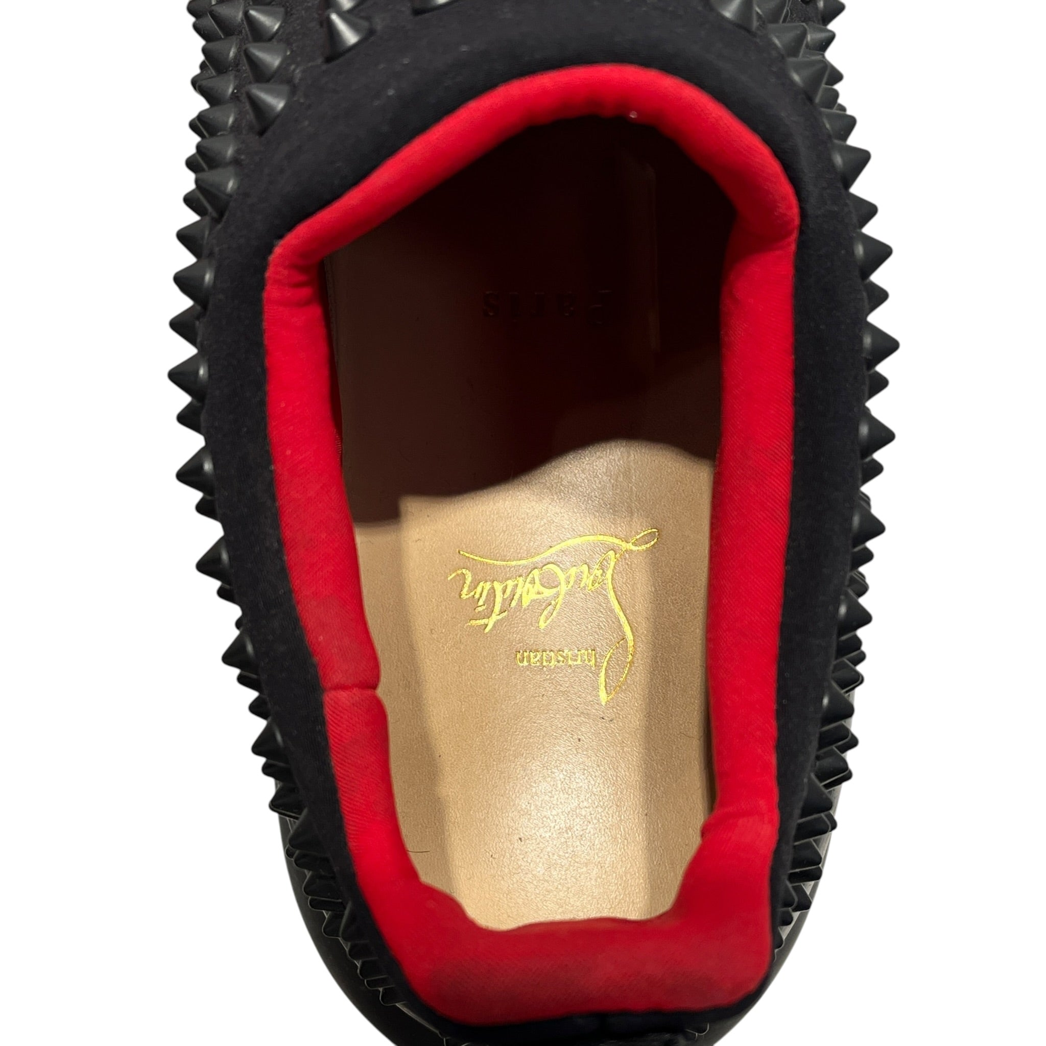 Christian Louboutin/Low-Sneakers/EU 43/BLK/SPIKED SOCK LOUBOUTIN SNEAKER view 3