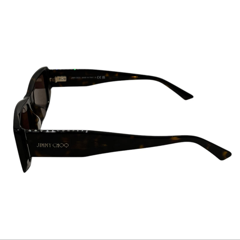 JIMMY CHOO/Sunglasses/OS/Tortoiseshell Pattern/BRW/Havana