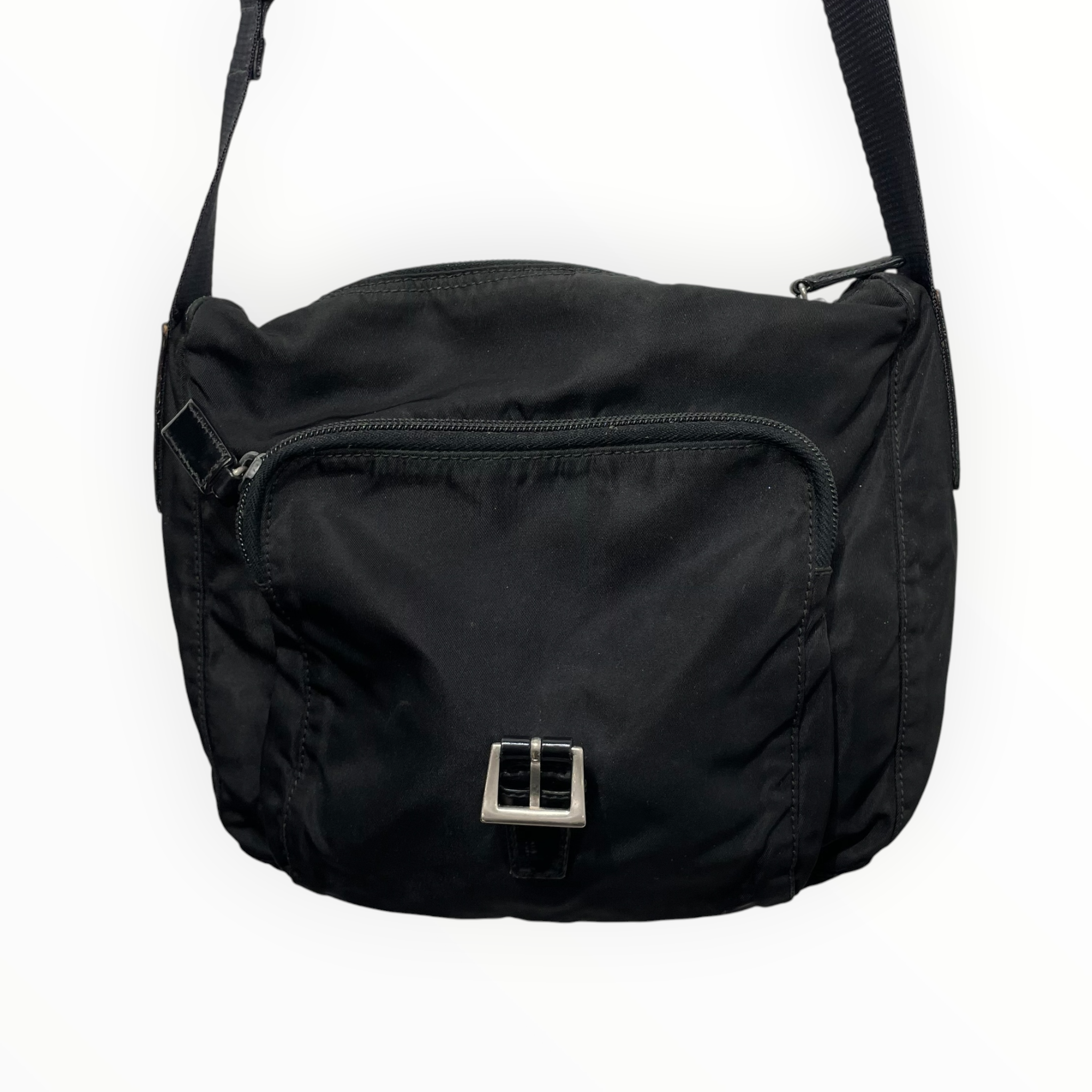 PRADA/Cross Body Bag/Nylon/BLK/messuto small view 4