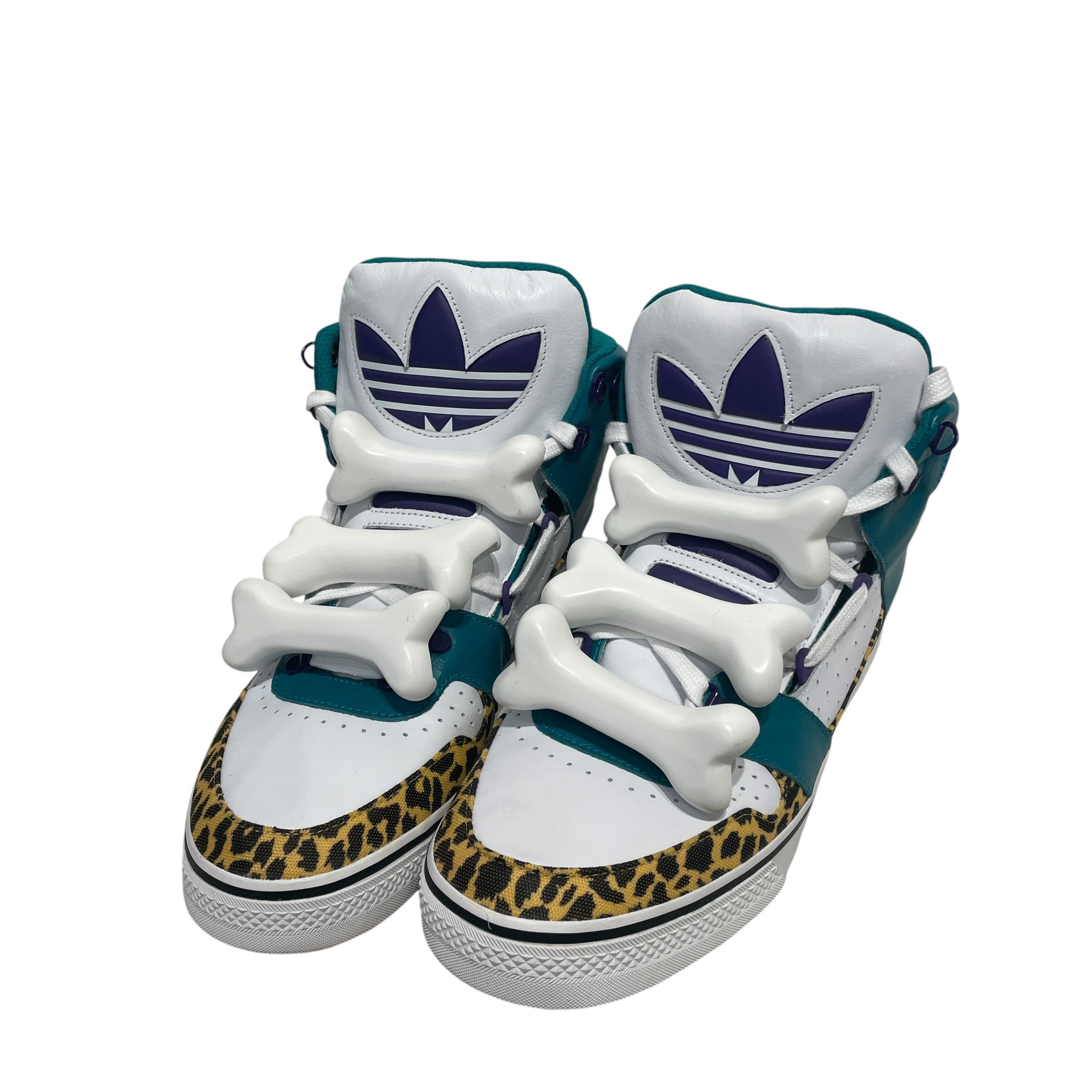 adidas/Hi-Sneakers/US 12/Leather/WHT/bones view 1