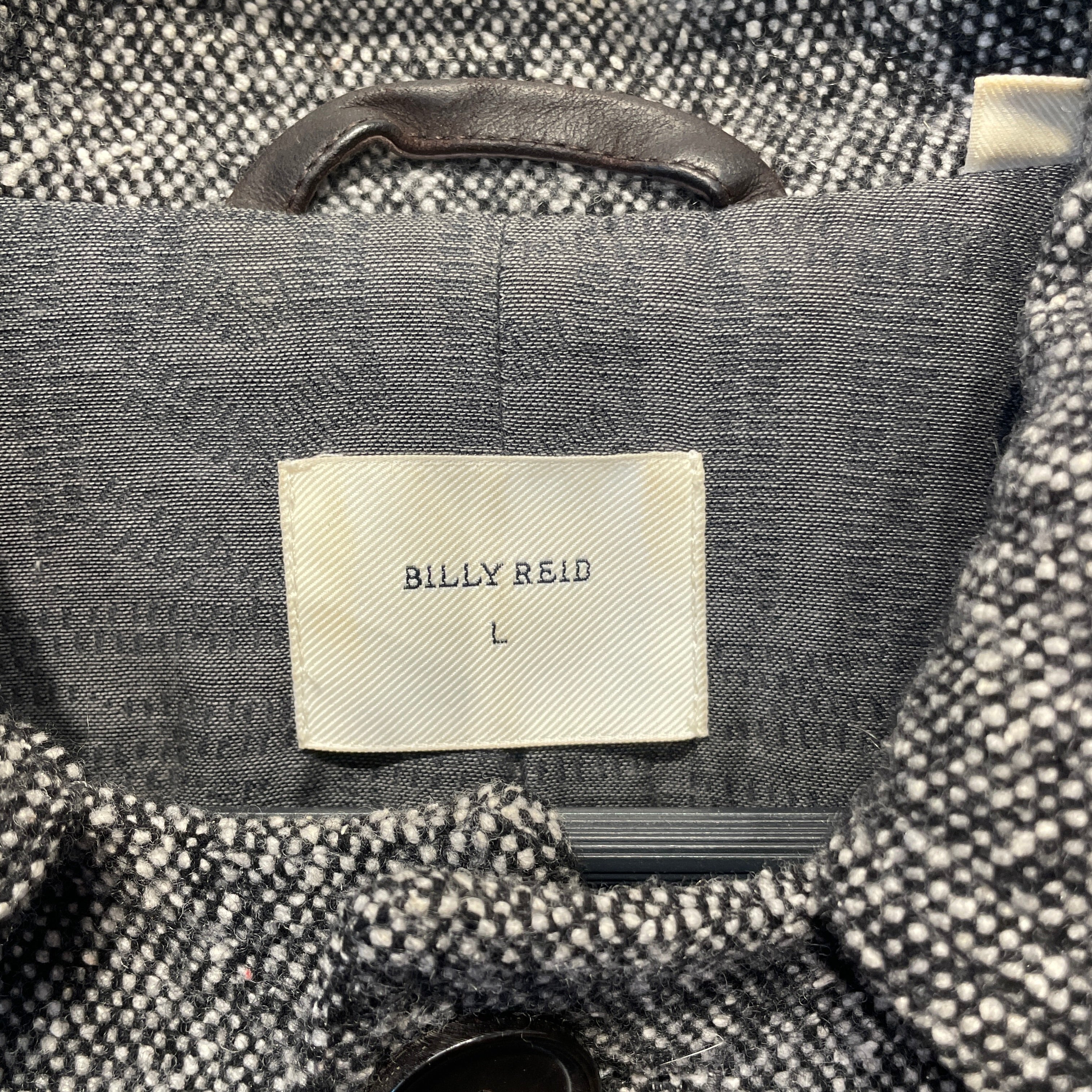 BILLY REID/Coat/L/Wool/GRY/TWEED WOOL COAT view 2