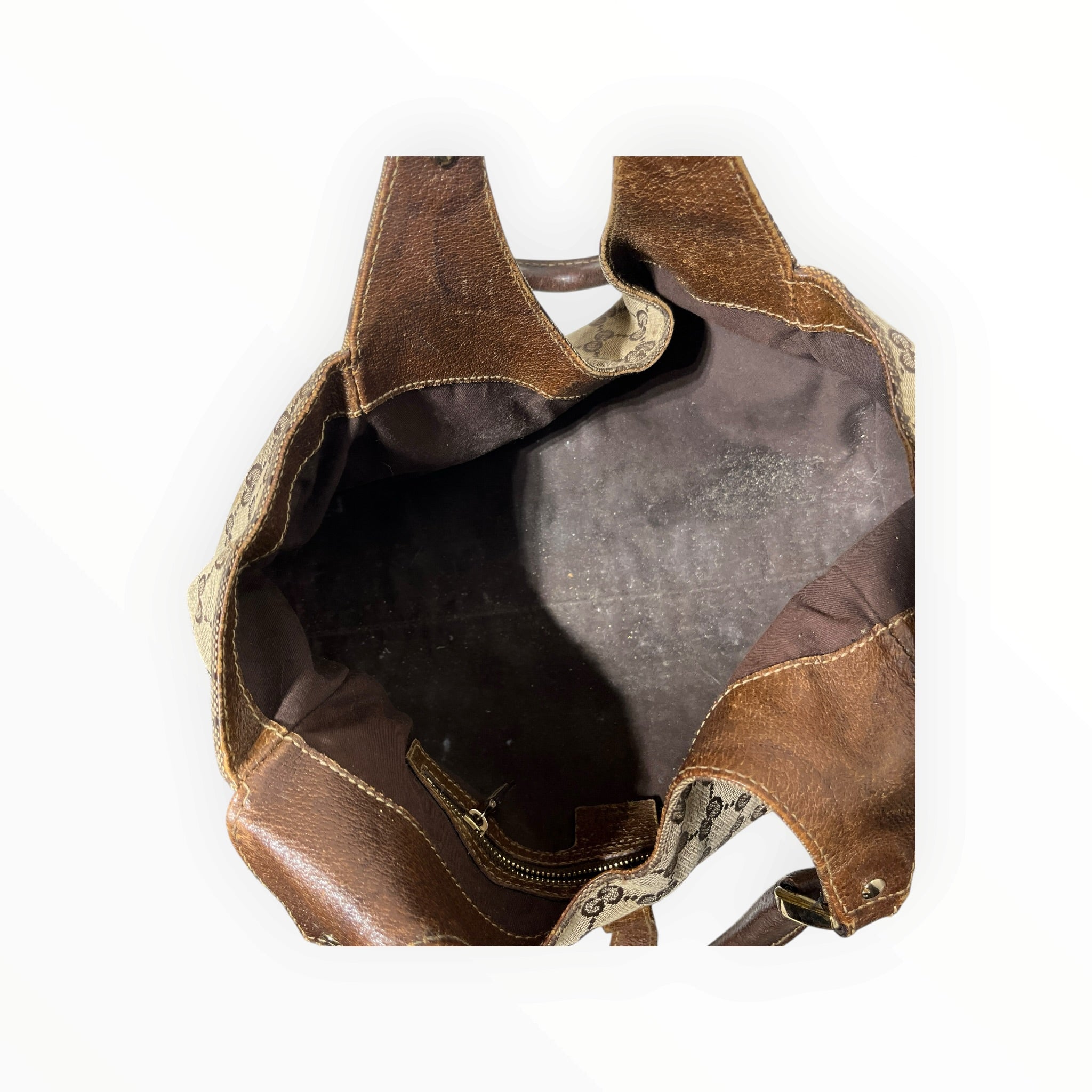 GUCCI/Hand Bag/Cotton/CML/jackie canvas view 4