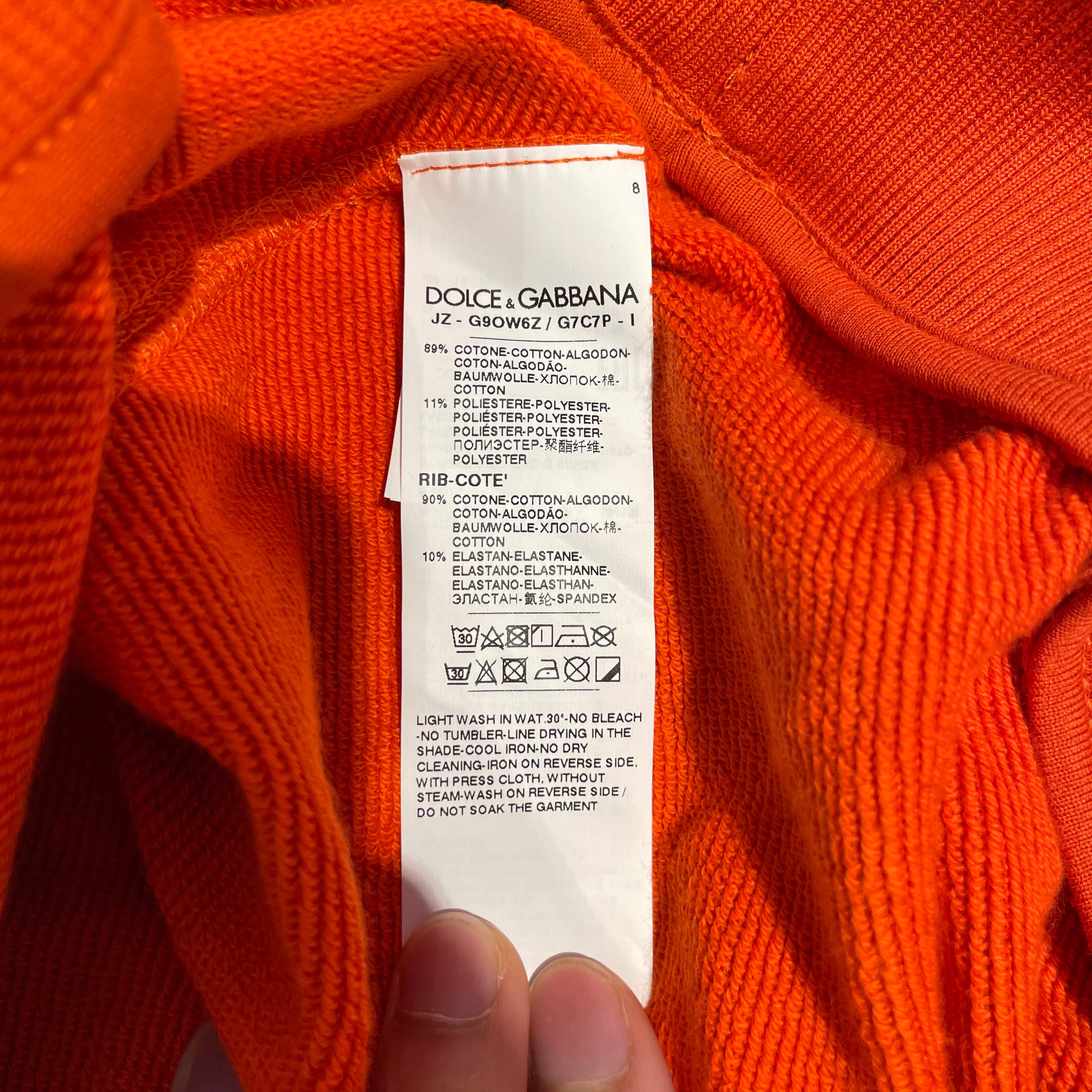 DOLCE&GABBANA/Sweatshirt/46/Cotton/ORN/embossed Milano logo view 4